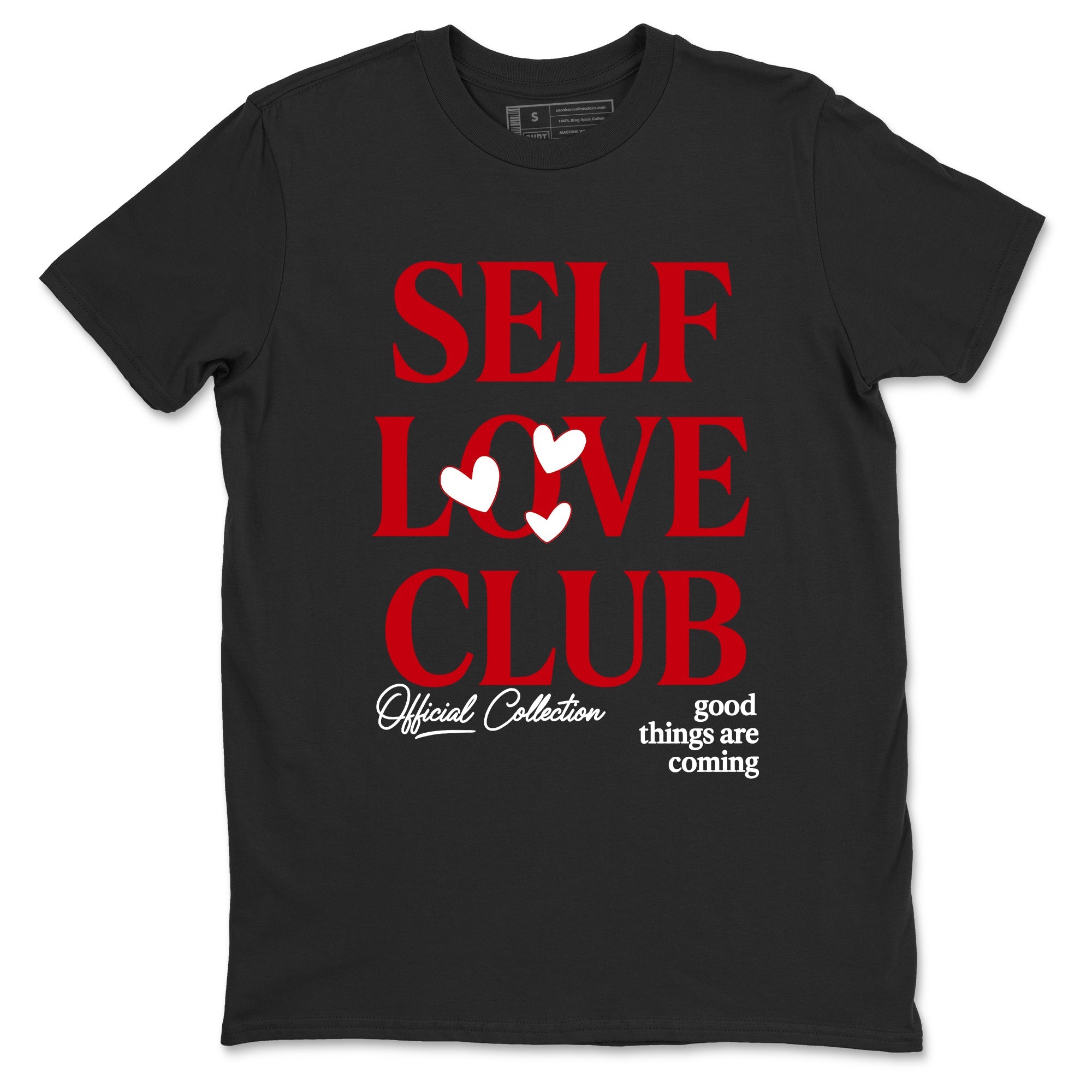 5s Fire Red Sneaker match tees  Sneaker Tees To Match Jordan 5 Retro Fire Red Sneakers  Self Love Club Graphic Tee Black 2