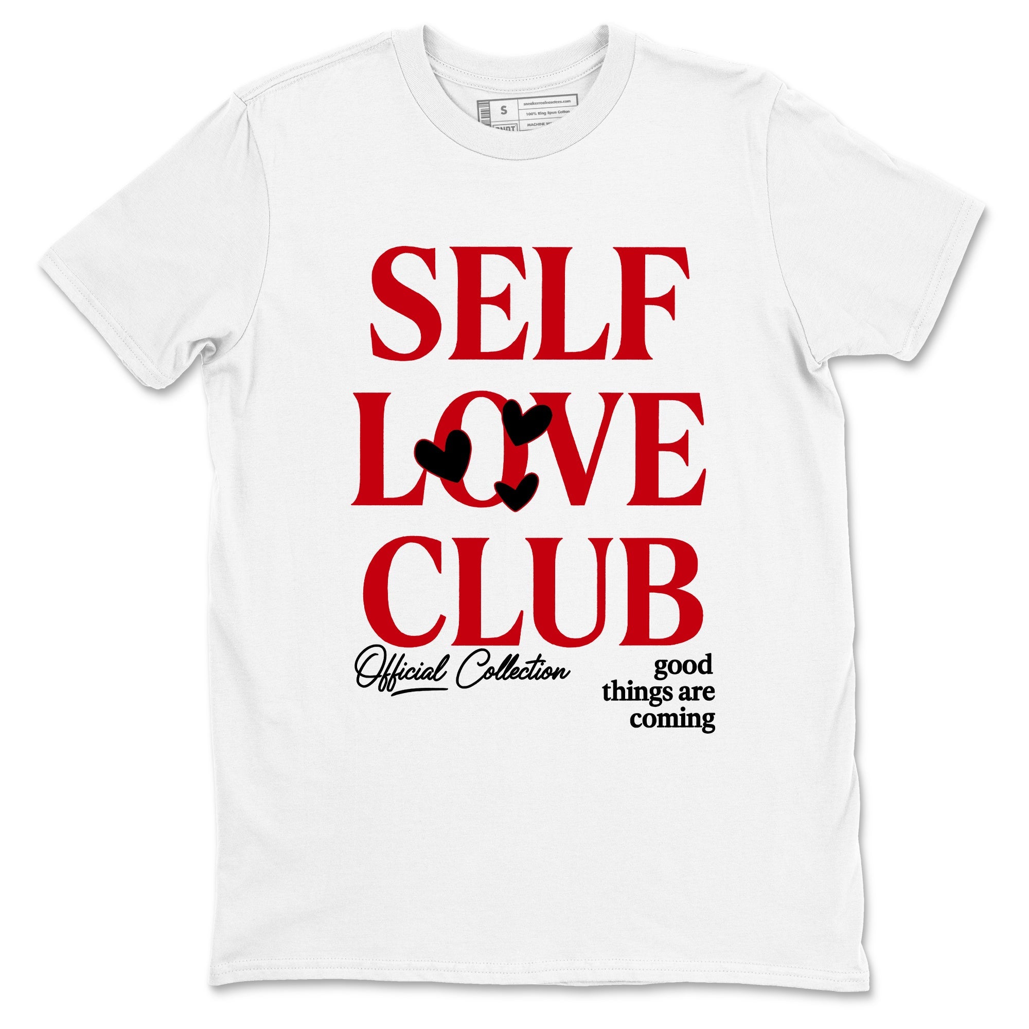 5s Fire Red Sneaker match tees  Sneaker Tees To Match Jordan 5 Retro Fire Red Sneakers  Self Love Club Graphic Tee White 2