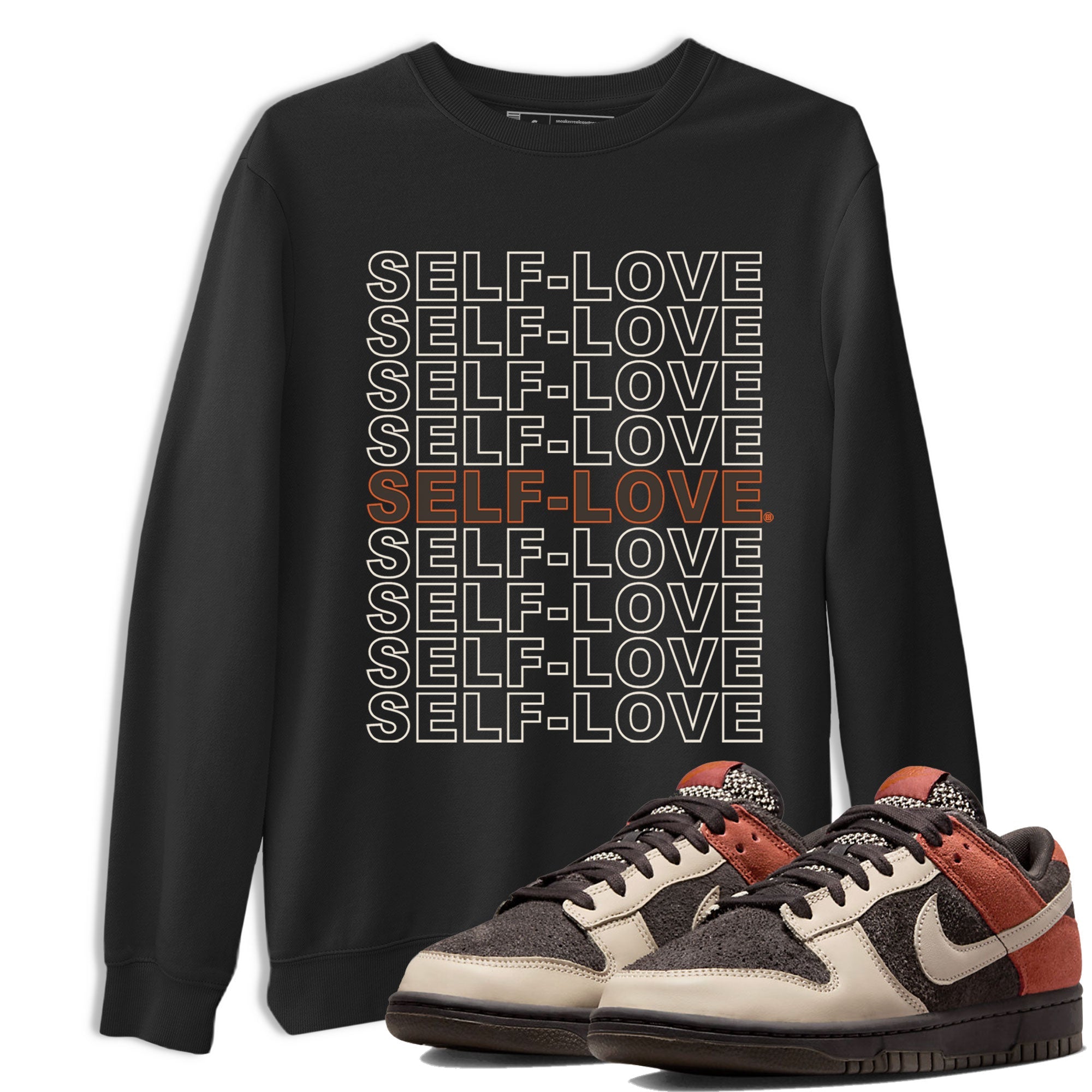 Dunk Red Panda shirt to match jordans Self Love sneaker tees Dunk Low Red Panda Drip Gear Zone Unisex Black 1 T-Shirt