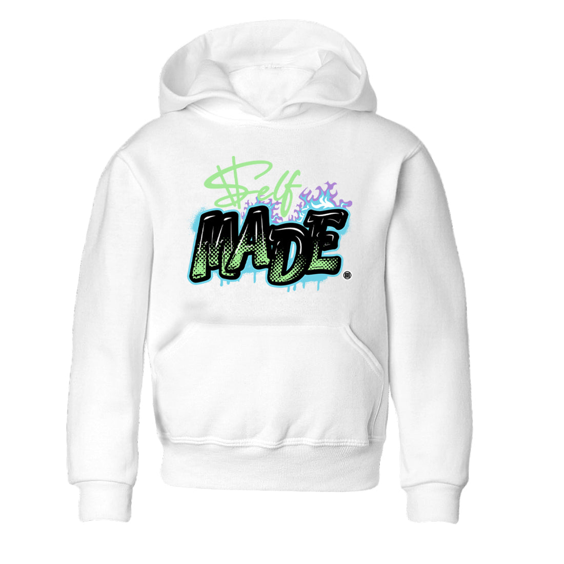 1s Fortune Fly shirts to match jordans Self Made sneaker match tees Air Jordan 1 Fortune Fly match shoes to clothes Drip Gear Zone Youth Baby White 2 tee