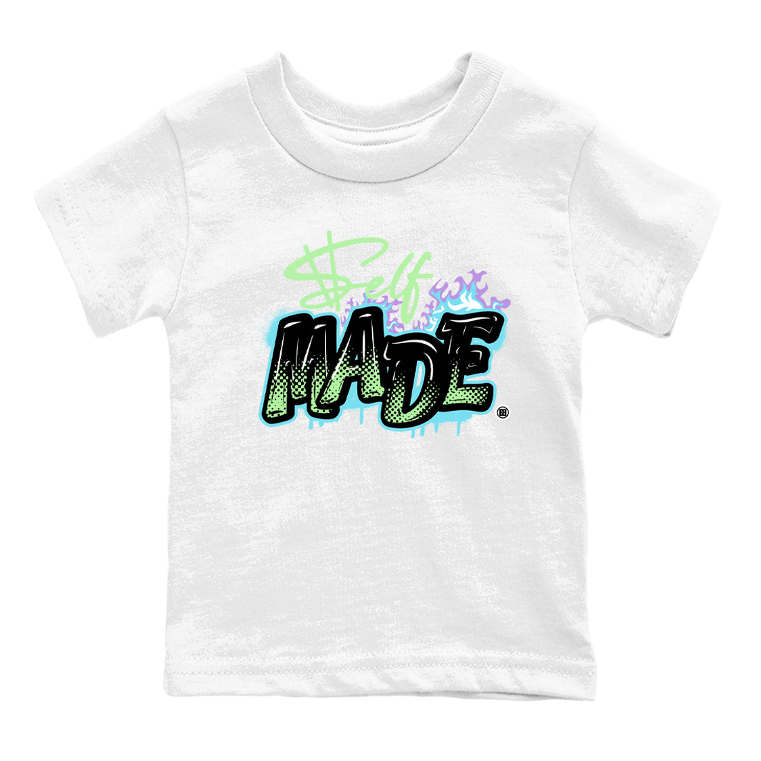 1s Fortune Fly shirts to match jordans Self Made sneaker match tees Air Jordan 1 Fortune Fly match shoes to clothes Drip Gear Zone Youth Baby White 2 tee