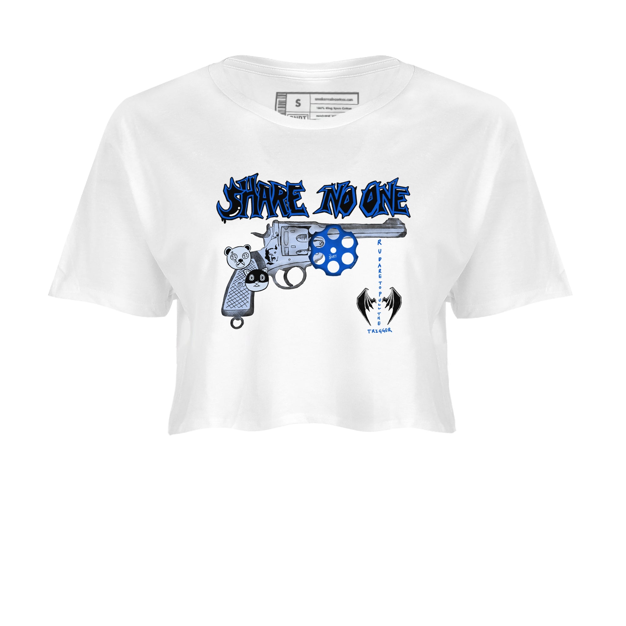 Air Jordan 11 Low Space shirt to match jordans Share No One sneaker tees Air Jordan 11 Low Space Drip Gear Zone White 2 crop length shirt