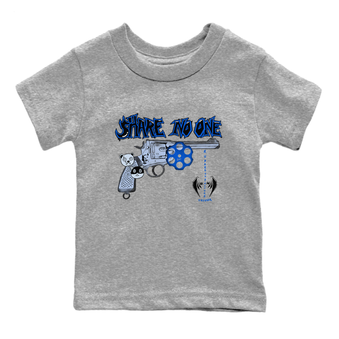 Air Jordan 11 Low Space shirt to match jordans Share No One sneaker tees Air Jordan 11 Low Space Drip Gear Zone baby toddler Heather Grey 2 cotton Shirt