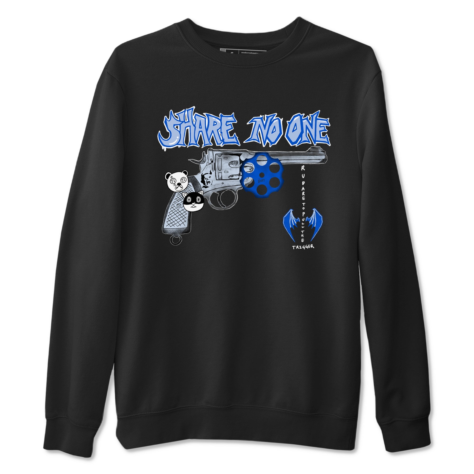 Air Jordan 11 Low Space shirt to match jordans Share No One sneaker tees Air Jordan 11 Low Space Drip Gear Zone unisex cotton Black 2 crew neck shirt
