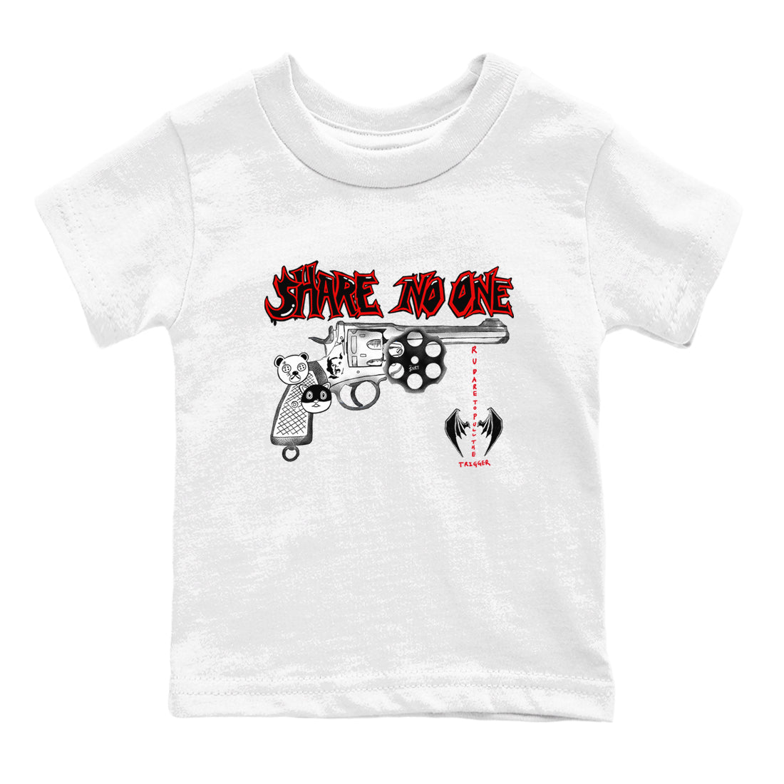 AJ12 Taxi Flip shirt to match jordans Share No One sneaker tees Air Jordan 12 Taxi Flip SNRT sneaker release tees baby toddler White 2 cotton Shirt