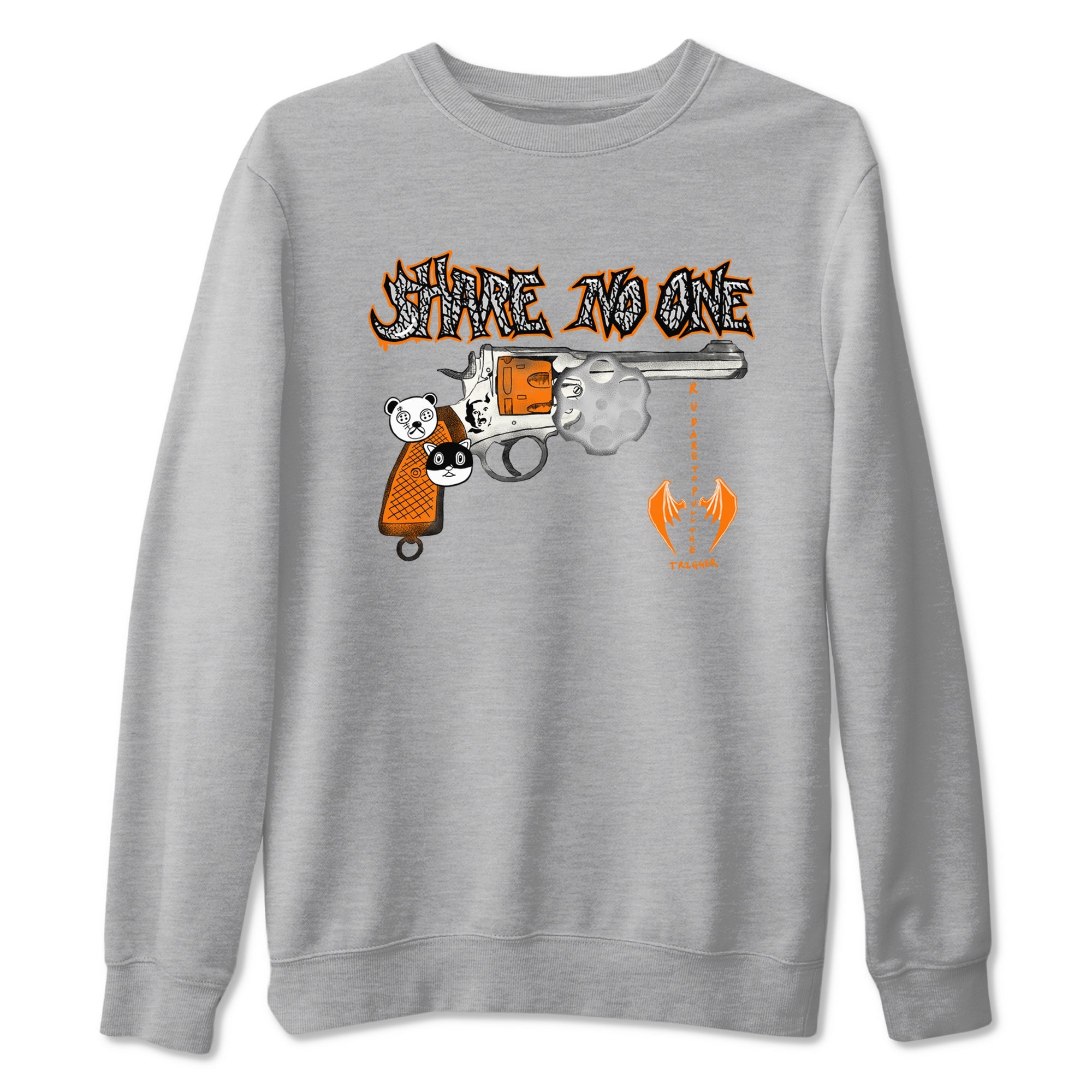 3s Georgia Peach shirt to match jordans Share No One sneaker tees Air Jordan 3 Georgia Peach Drip Gear Zone unisex cotton Heather Grey 2 crew neck shirt