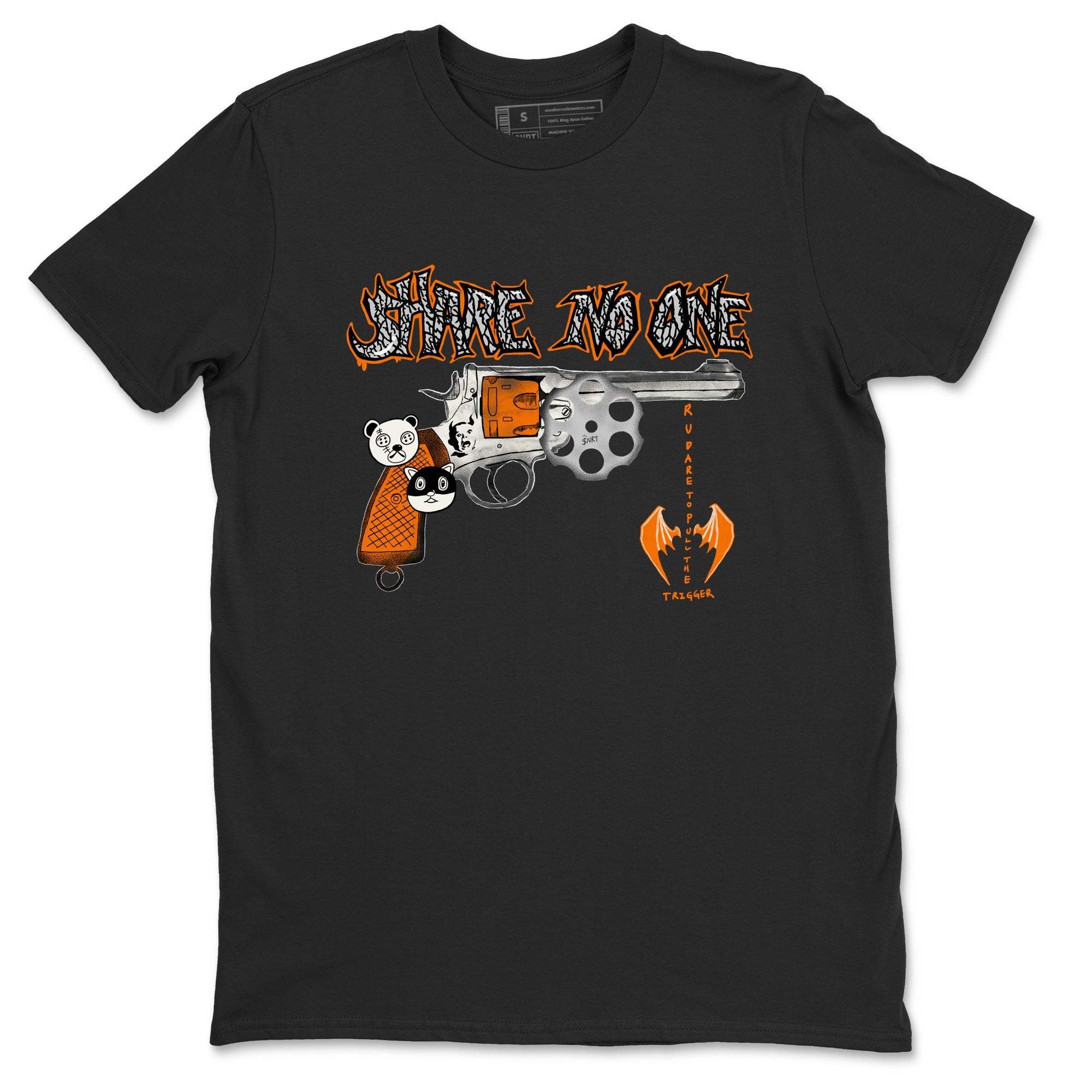 3s Georgia Peach shirt to match jordans Share No One sneaker tees Air Jordan 3 Georgia Peach Drip Gear Zone unisex cotton Black 2 crew neck shirt