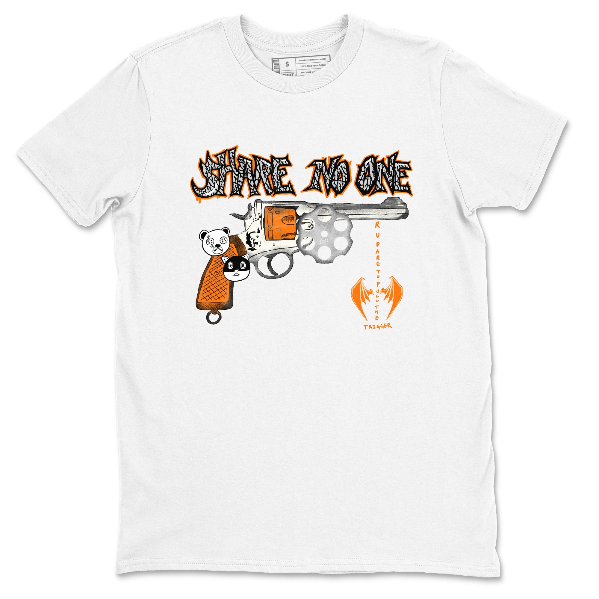 3s Georgia Peach shirt to match jordans Share No One sneaker tees Air Jordan 3 Georgia Peach Drip Gear Zone unisex cotton White 2 crew neck shirt