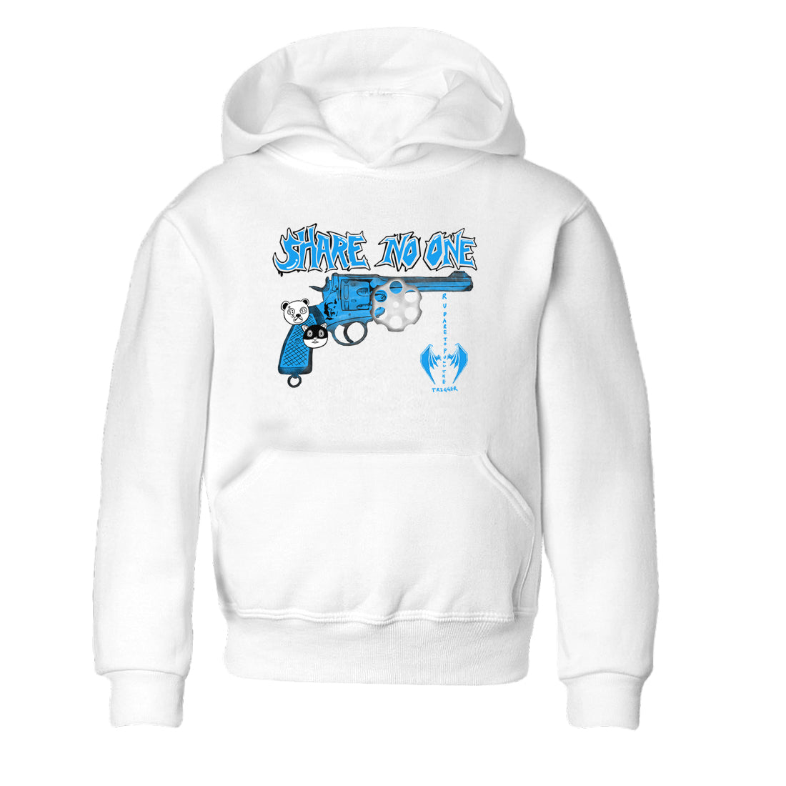 Air Jordan 4 Military Blue shirt to match jordans Share No One sneaker tees Air Jordan 4 Military Blue Drip Gear Zone baby toddler White 2 cotton Shirt