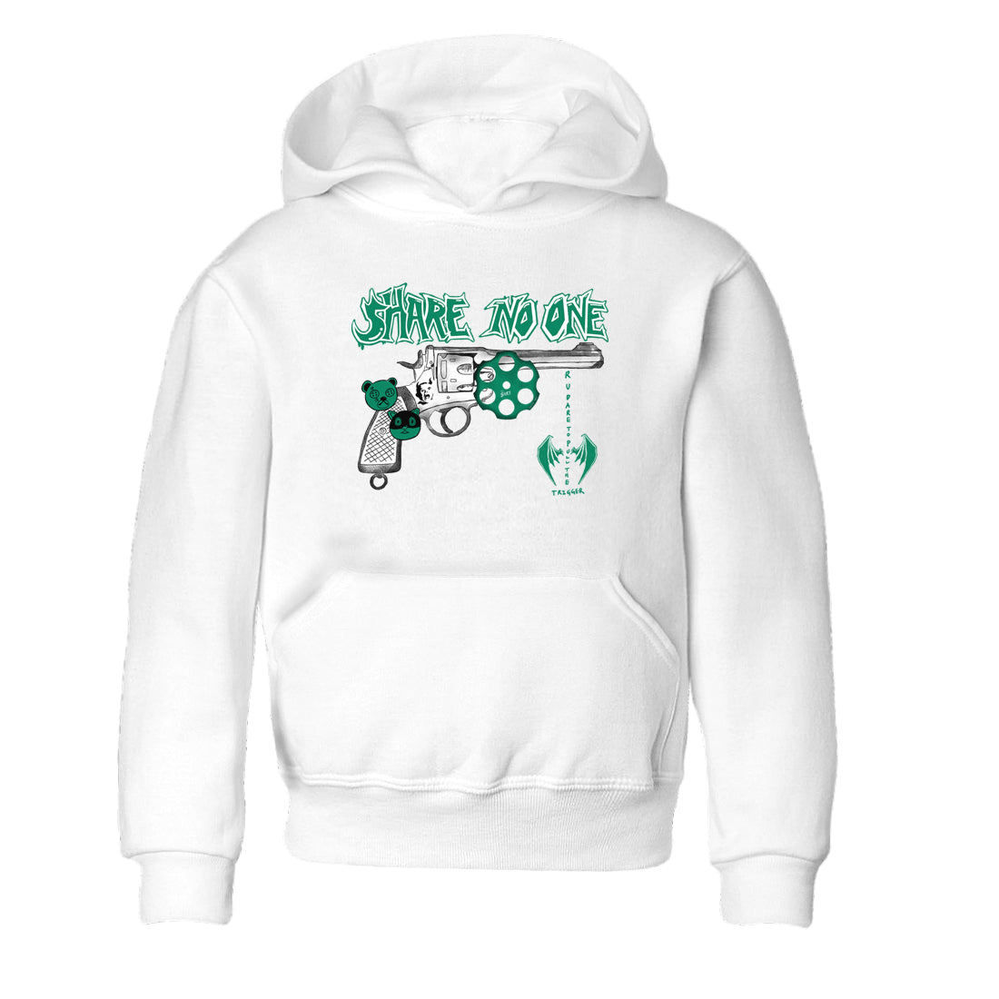 4s Oxidized Green shirts to match jordans Share No One sneaker match tees Air Jordan 4 Oxidized Green Drip Gear Zone streetwear brand Baby and Youth White 2 cotton tee