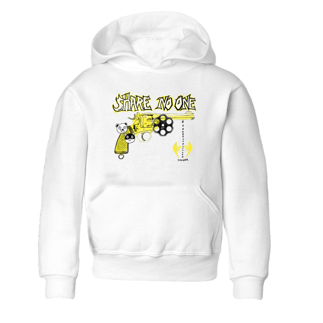 4s Vivid Sulfur shirt to match jordans Share No One sneaker tees Air Jordan 4 Vivid Sulfur Drip Gear Zone baby toddler White 2 cotton Shirt