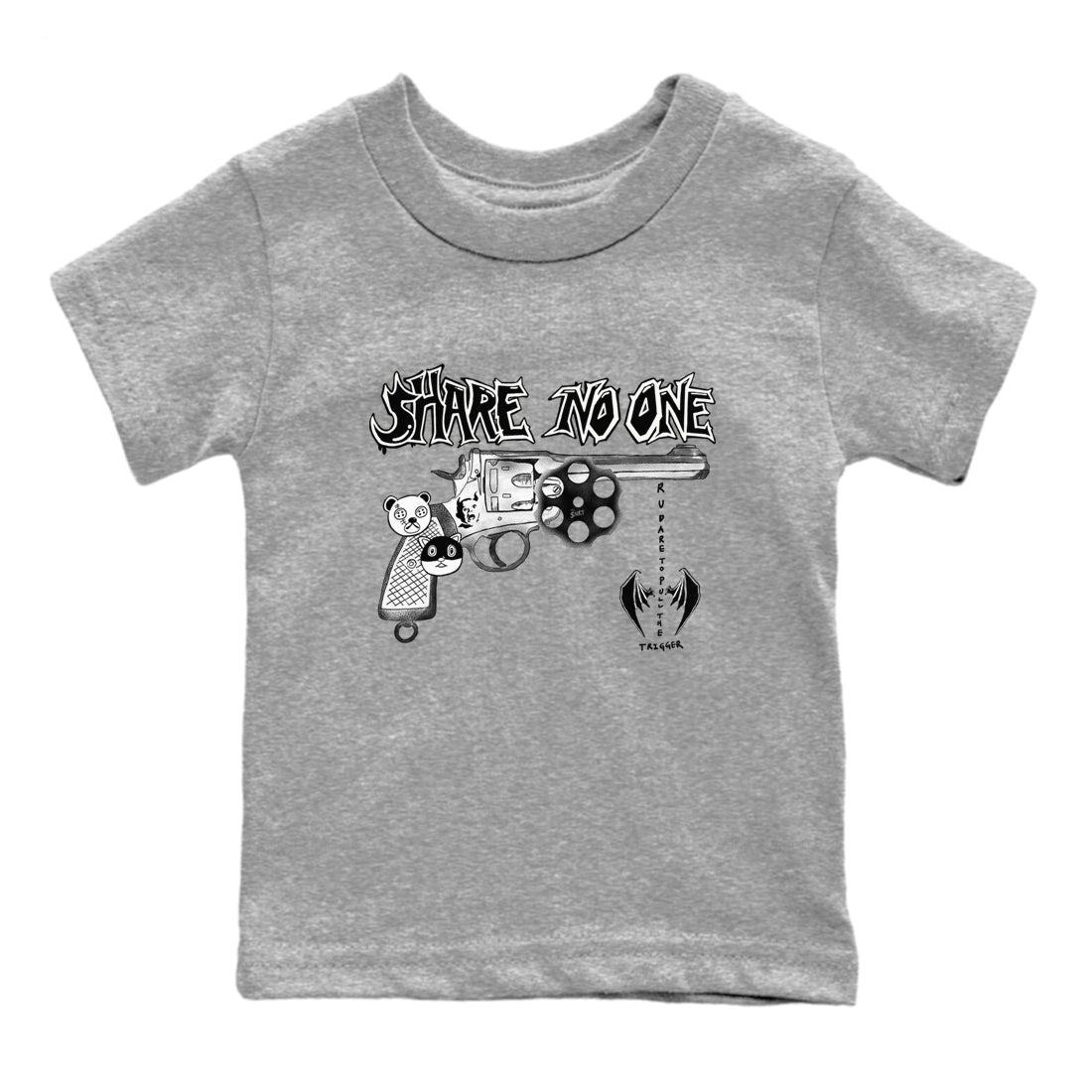 5s Sail shirt to match jordans Share No One sneaker tees Air Jordan 5 Sail Drip Gear Zone baby toddler Heather Grey 2 cotton Shirt