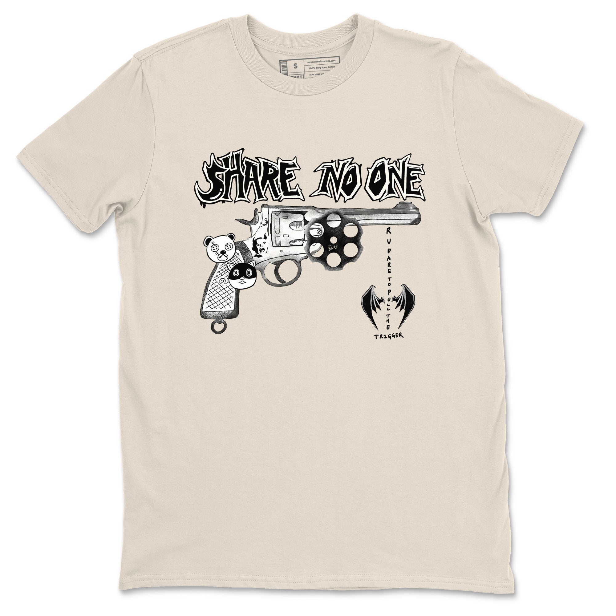 5s Sail shirt to match jordans Share No One sneaker tees Air Jordan 5 Sail Drip Gear Zone unisex cotton Natural 2 crew neck shirt