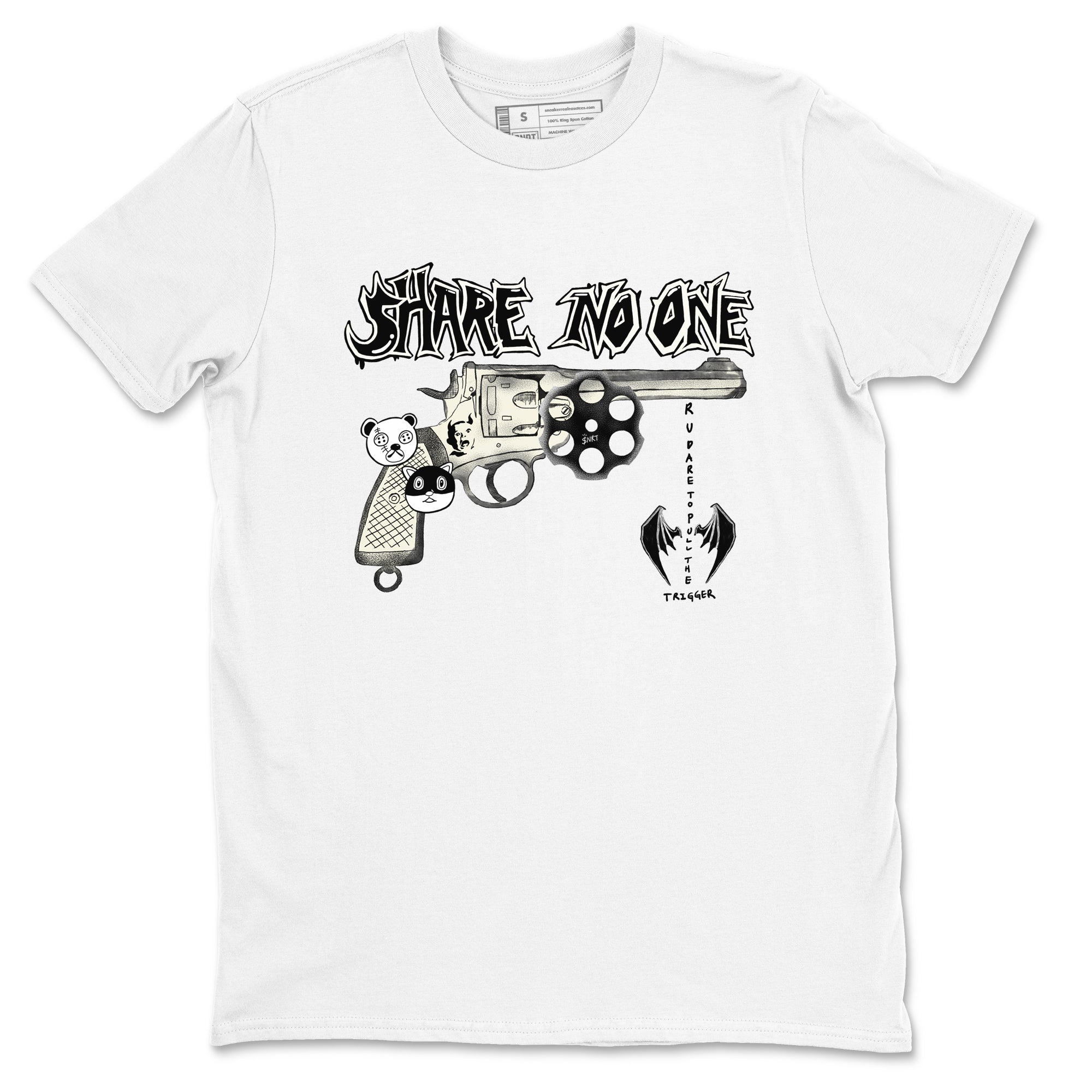 5s Sail shirt to match jordans Share No One sneaker tees Air Jordan 5 Sail Drip Gear Zone unisex cotton White 2 crew neck shirt