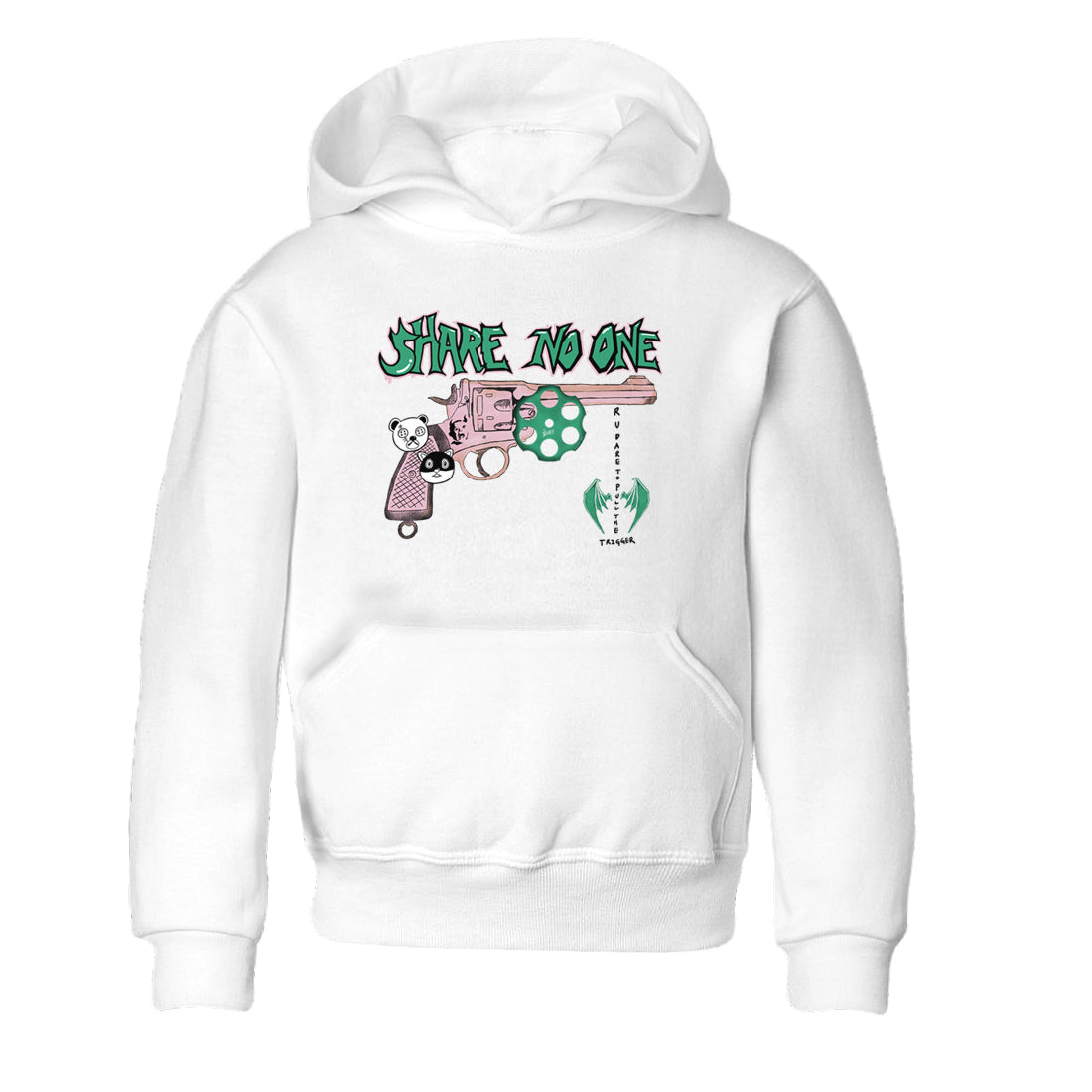 Dunk Medium Soft Pink Malachite shirt to match jordans Share No One sneaker tees Dunk Medium Soft Pink Malachite Drip Gear Zone baby toddler White 2 cotton Shirt