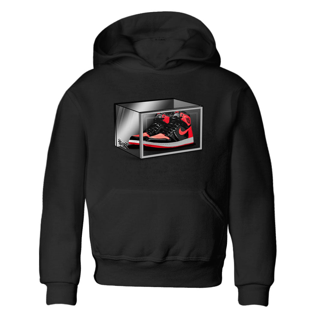 Air Jordan 1 Retro High OG Satin Bred shirt to match jordans Shoe Box sneaker release tees Air Jordan 1 Satin Bred Drip Gear Zone Baby Toddler Black 2 T-Shirt