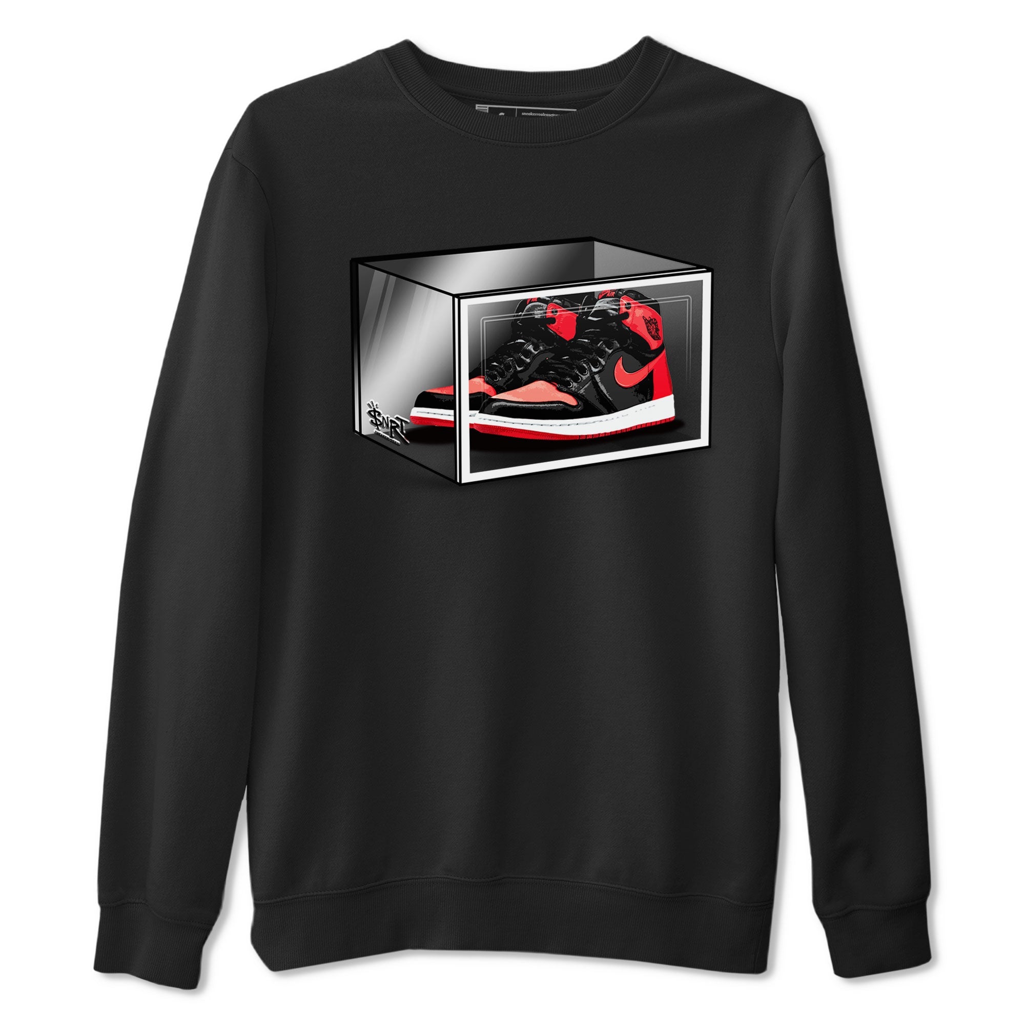 Air Jordan 1 Retro High OG Satin Bred shirt to match jordans Shoe Box sneaker release tees Air Jordan 1 Satin Bred Drip Gear Zone Unisex Streetwear Clothing Black 2 T-Shirt