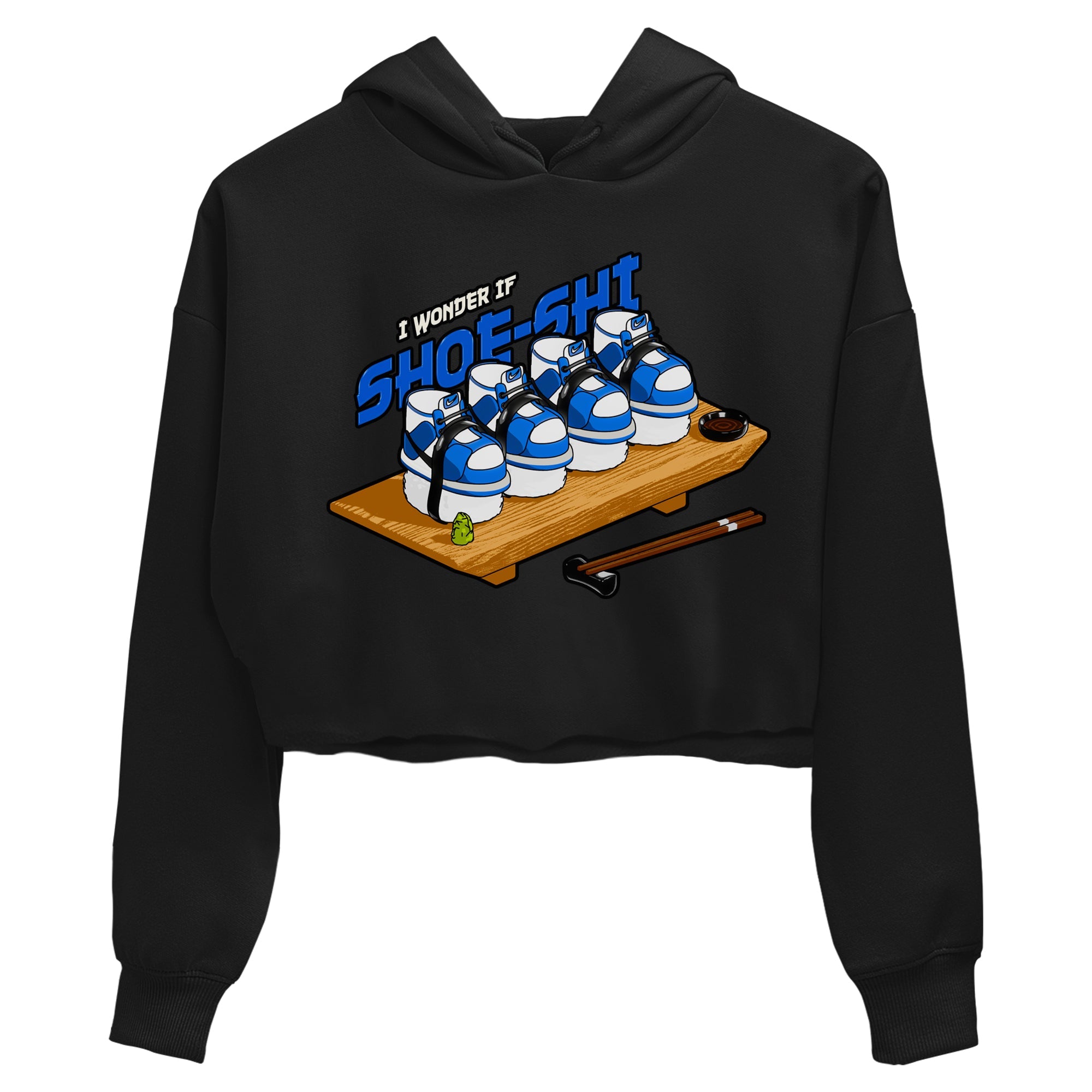 AJ1 Game Royal shirt to match jordans Shoe-Shi sneaker tees Air Jordan 1 Game Royal Drip Gear Zone Black 2 crop length shirt