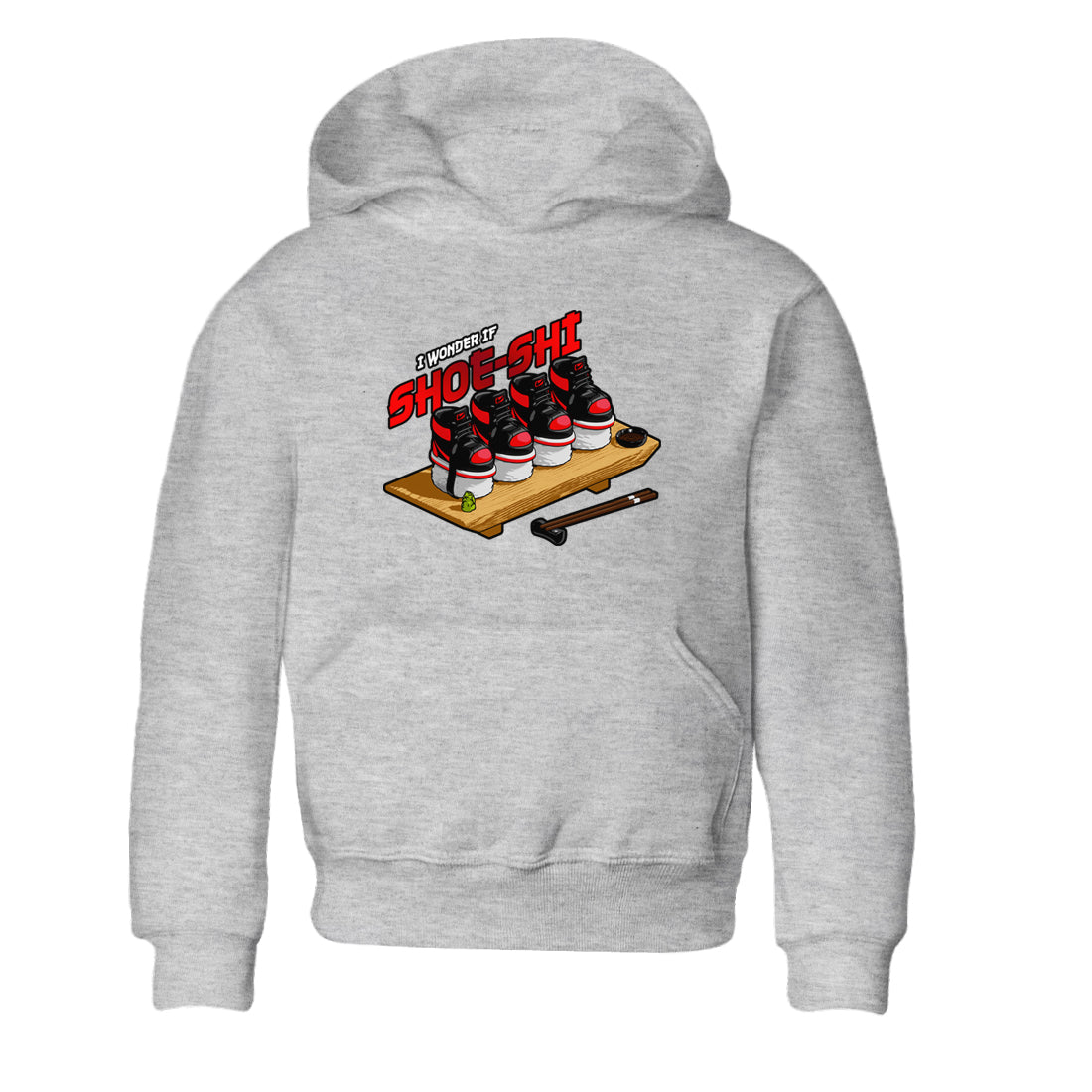 Air Jordan 1 Satin Bred shirt to match jordans Shoe-Shi sneaker tees AJ1 Satin Bred Drip Gear Zone Baby Toddler Heather Grey 2 T-Shirt