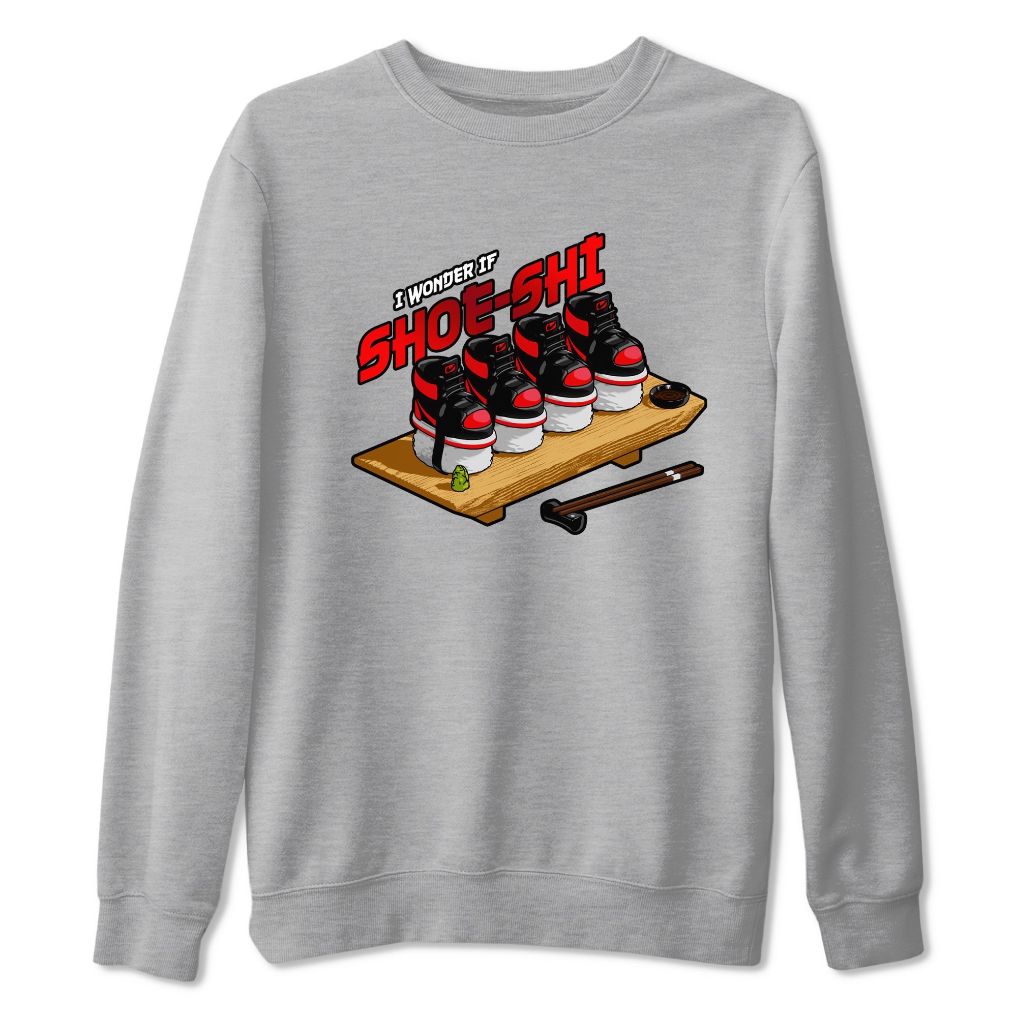 Air Jordan 1 Satin Bred shirt to match jordans Shoe-Shi sneaker tees AJ1 Satin Bred Drip Gear Zone Unisex Heather Grey 2 T-Shirt