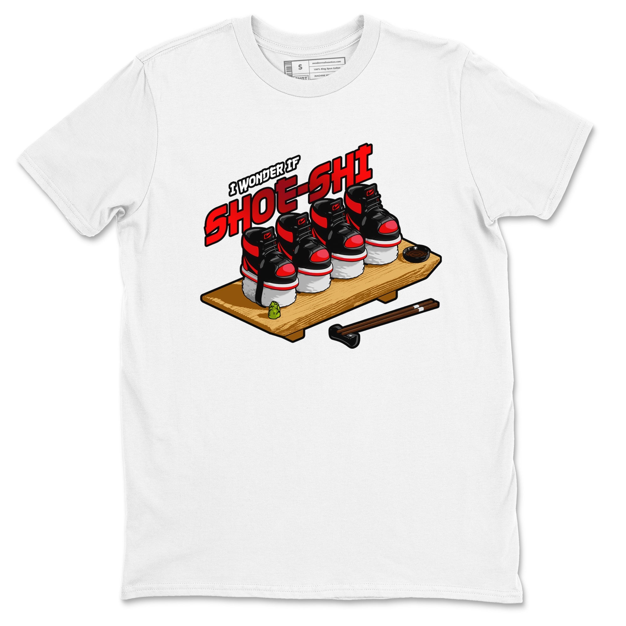 Air Jordan 1 Satin Bred shirt to match jordans Shoe-Shi sneaker tees AJ1 Satin Bred Drip Gear Zone Unisex White 2 T-Shirt