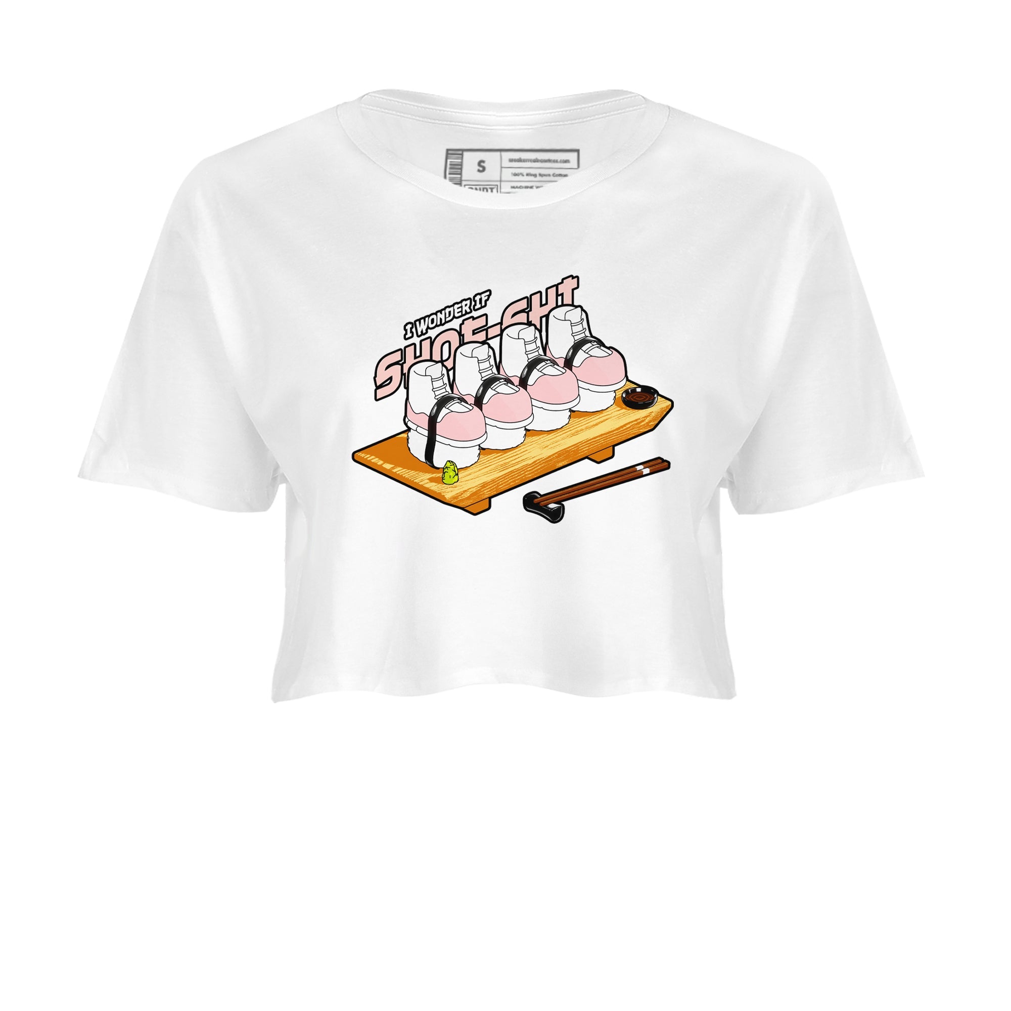 11s Legend Pink shirts to match jordans Shoe-Shi sneaker match tees Air Jordan 11 Legend Pink Drip Gear Zone streetwear brand White 2 crop tee