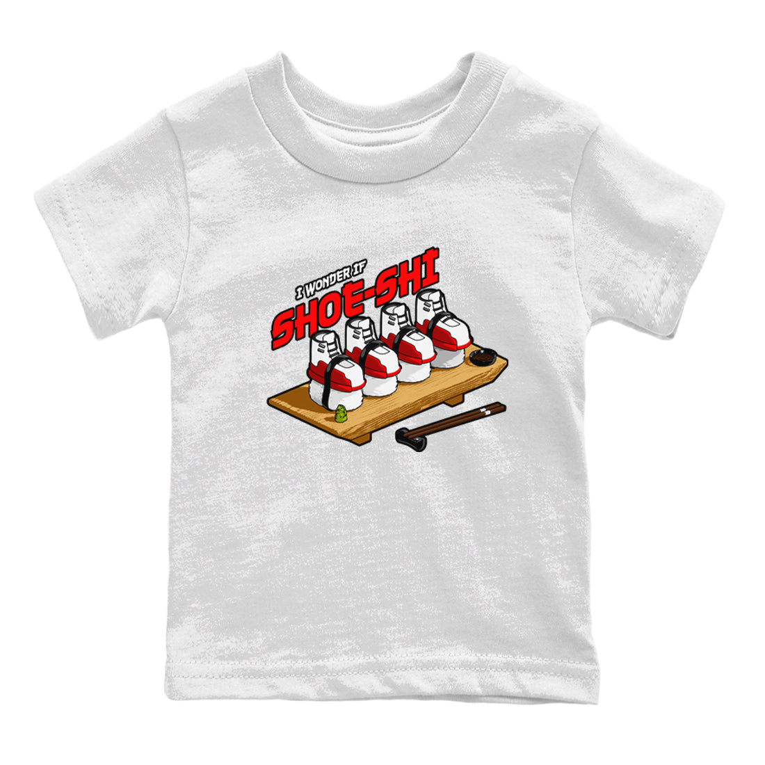 Air Jordan 12 Cherry shirt to match jordans Shoe-Shi sneaker tees AJ12 Cherry Drip Gear Zone Baby Toddler White 2 T-Shirt