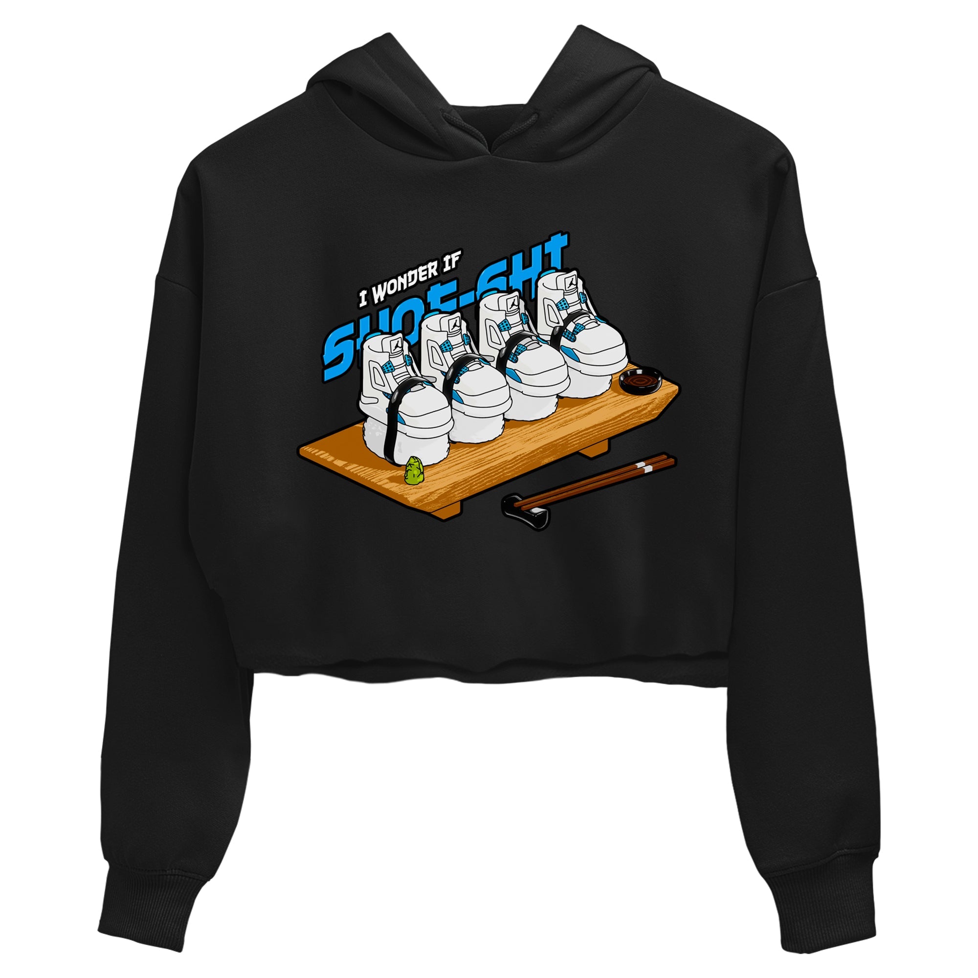 Air Jordan 4 Industrial Blue shirt to match jordans Shoe-Shi sneaker tees Air Jordan 4 Military Blue Drip Gear Zone Black 2 crop length shirt