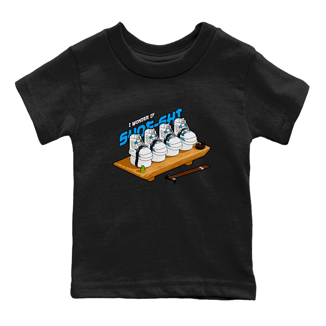 Air Jordan 4 Industrial Blue shirt to match jordans Shoe-Shi sneaker tees Air Jordan 4 Military Blue Drip Gear Zone baby toddler Black 2 cotton Shirt