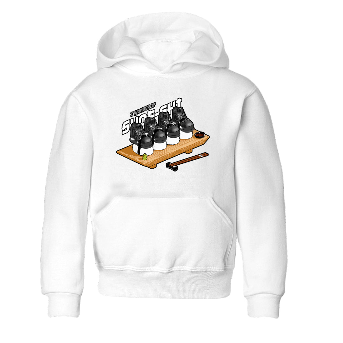 4s White Thunder shirts to match jordans Shoe-Shi sneaker match tees Air Jordan 4 White Thunder Drip Gear Zone Youth Baby White 2 crew neck shirts