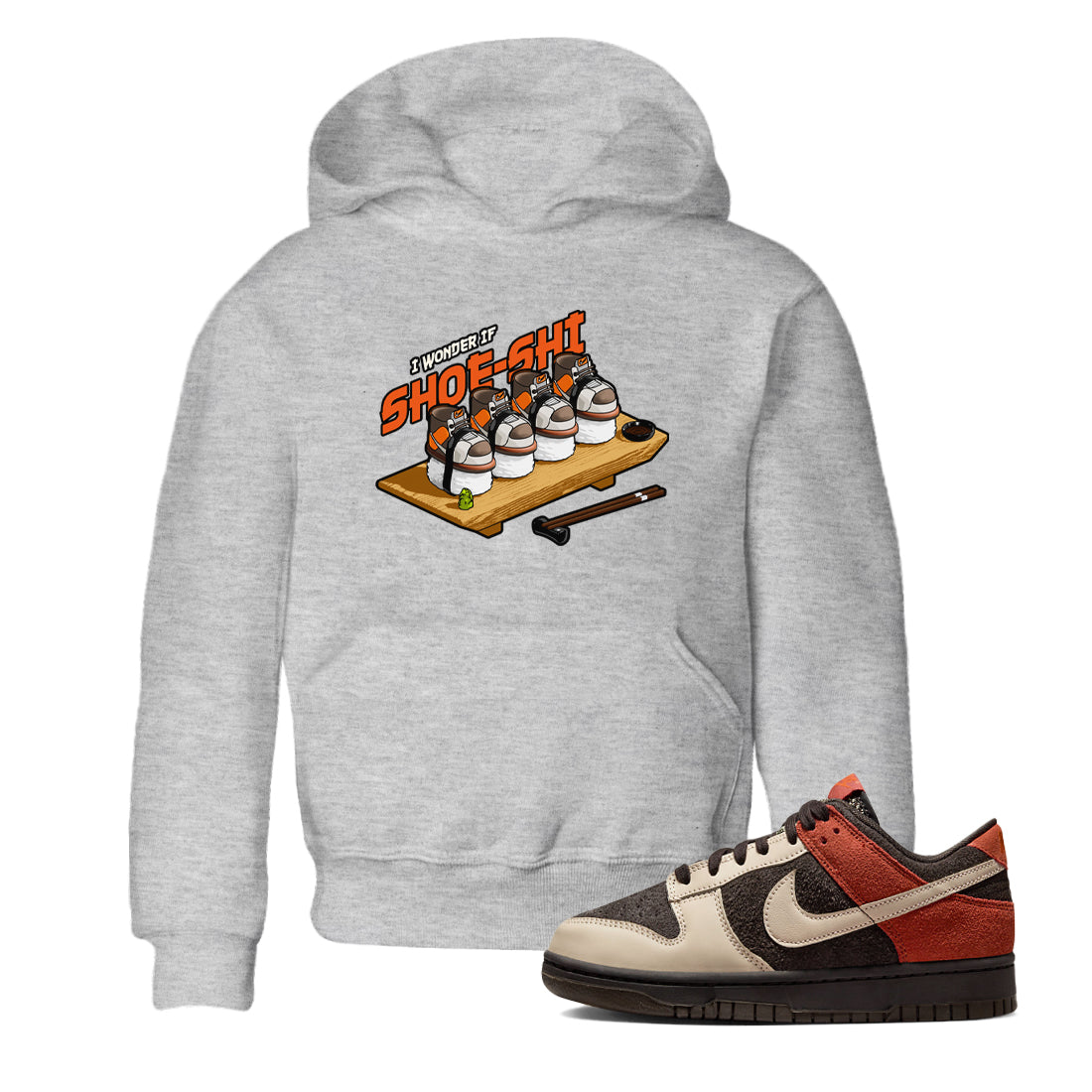 Dunk Red Panda shirt to match jordans Shoe-Shi sneaker tees Dunk Red Panda Drip Gear Zone Baby Toddler Heather Grey 1 T-Shirt