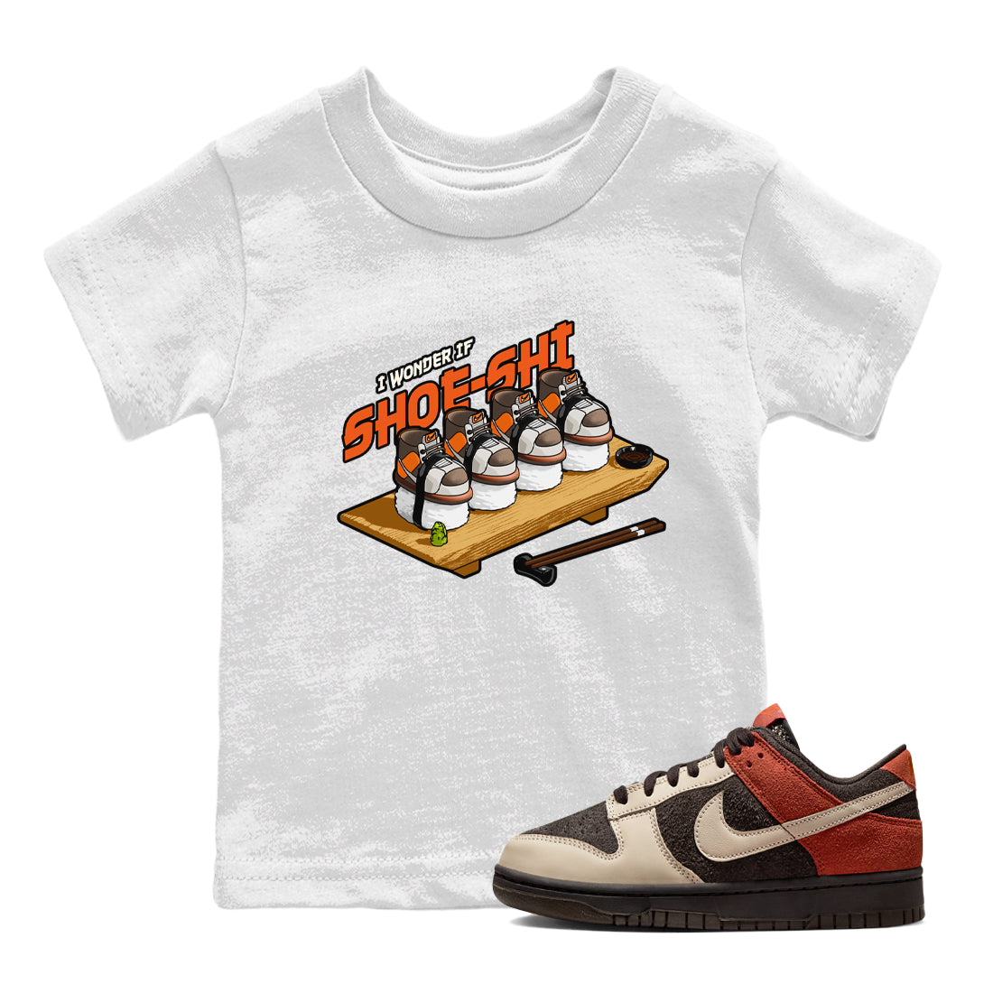 Dunk Red Panda shirt to match jordans Shoe-Shi sneaker tees Dunk Red Panda Drip Gear Zone Baby Toddler White 1 T-Shirt