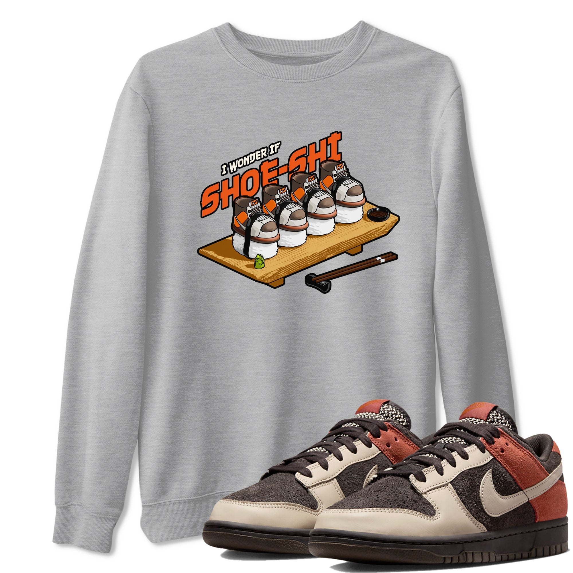 Dunk Red Panda shirt to match jordans Shoe-Shi sneaker tees Dunk Red Panda Drip Gear Zone Unisex Heather Grey 1 T-Shirt