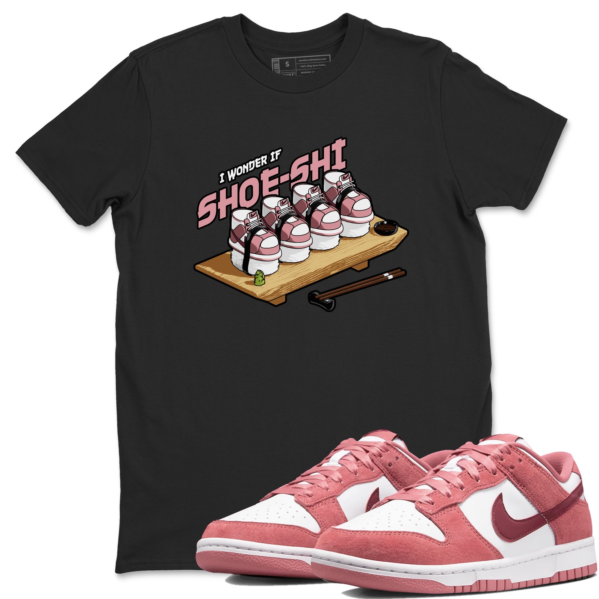Dunk Valentines Day 2024 shirt to match jordans Shoe-Shi sneaker tees Dunk Happy Valentines Day 2024 Drip Gear Zone Unisex Black 1 T-Shirt