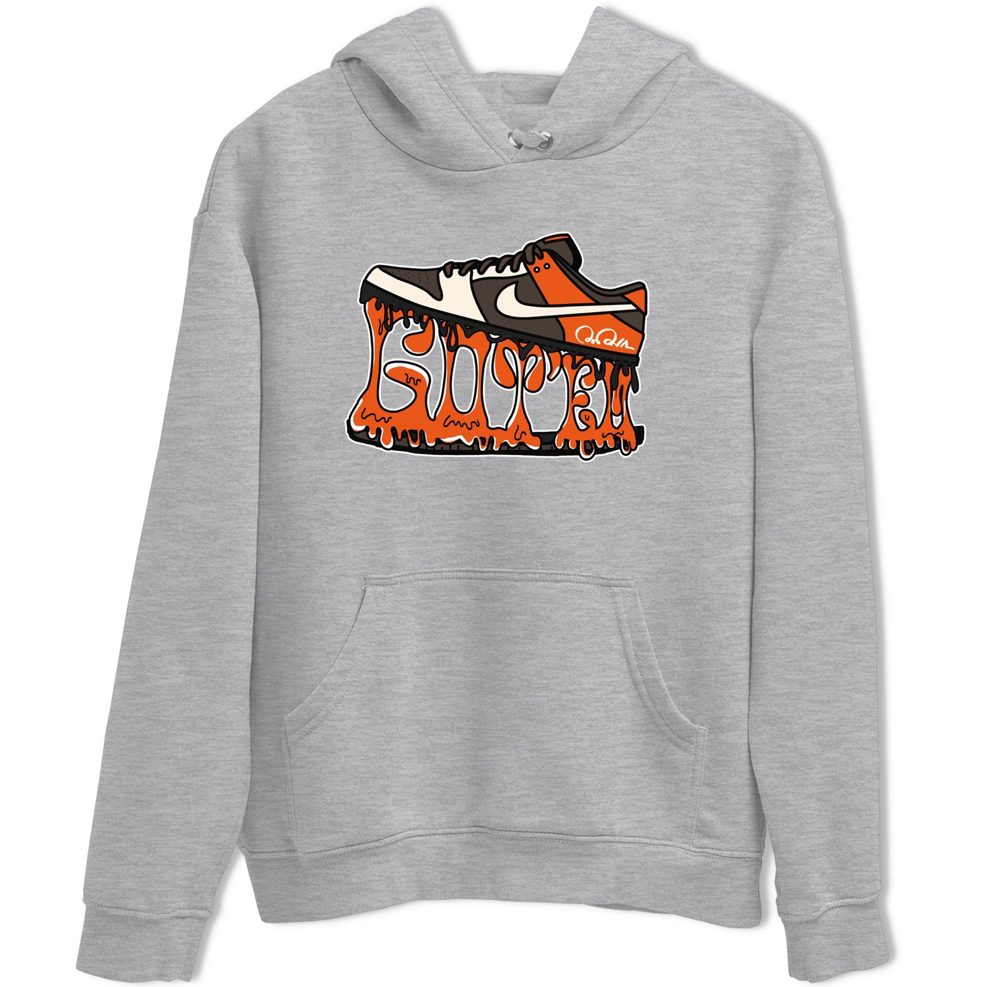 Dunk Red Panda shirt to match jordans Shoe Stuck sneaker tees Nike Dunk Low Red Panda Drip Gear Zone Unisex Heather Grey 2 T-Shirt