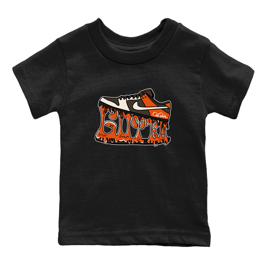 Dunk Red Panda shirt to match jordans Shoe Stuck sneaker tees Nike Dunk Low Red Panda Drip Gear Zone Baby Toddler Black 2 T-Shirt
