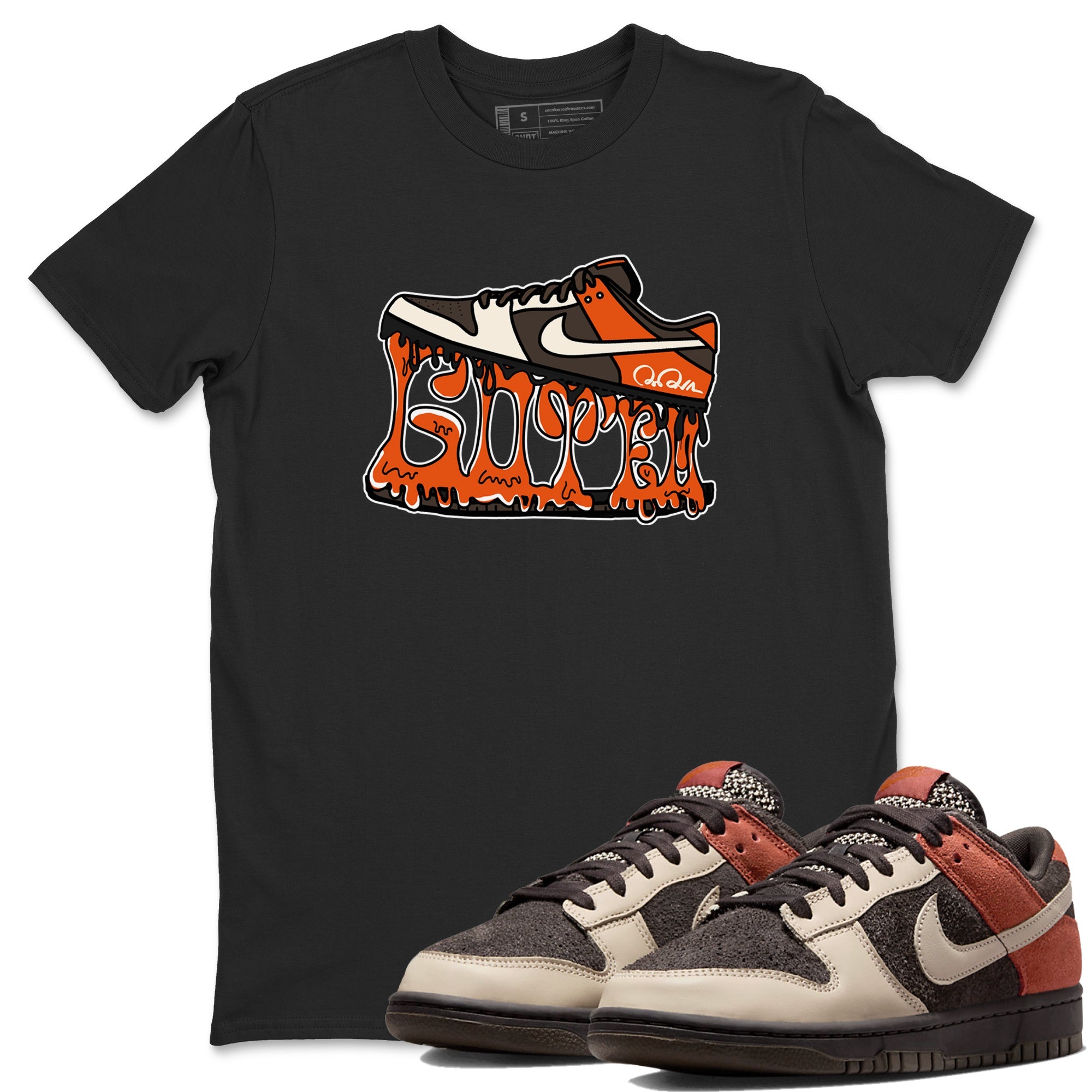 Dunk Red Panda shirt to match jordans Shoe Stuck sneaker tees Nike Dunk Low Red Panda Drip Gear Zone Unisex Black 1 T-Shirt