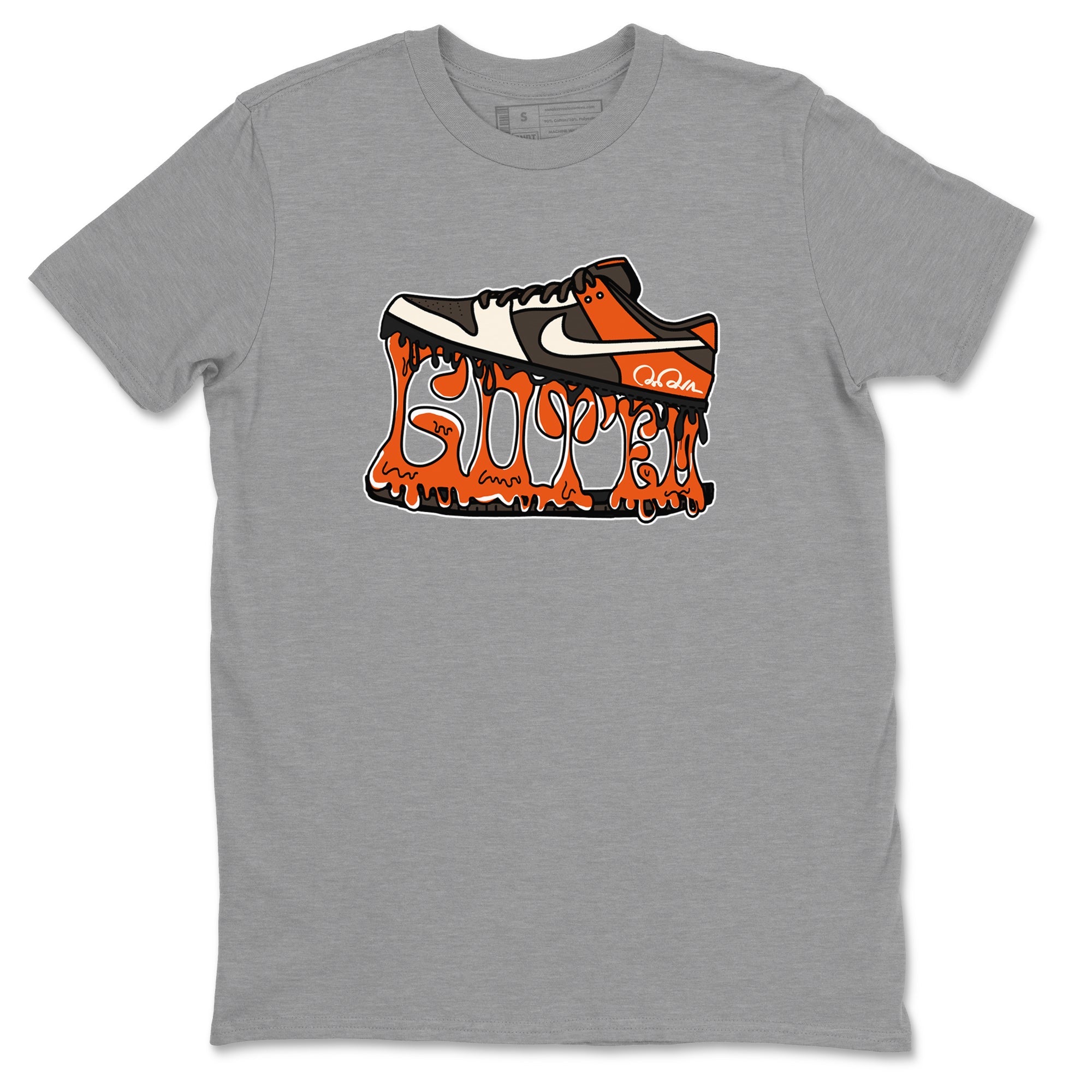 Dunk Red Panda shirt to match jordans Shoe Stuck sneaker tees Nike Dunk Low Red Panda Drip Gear Zone Unisex Heather Grey 2 T-Shirt