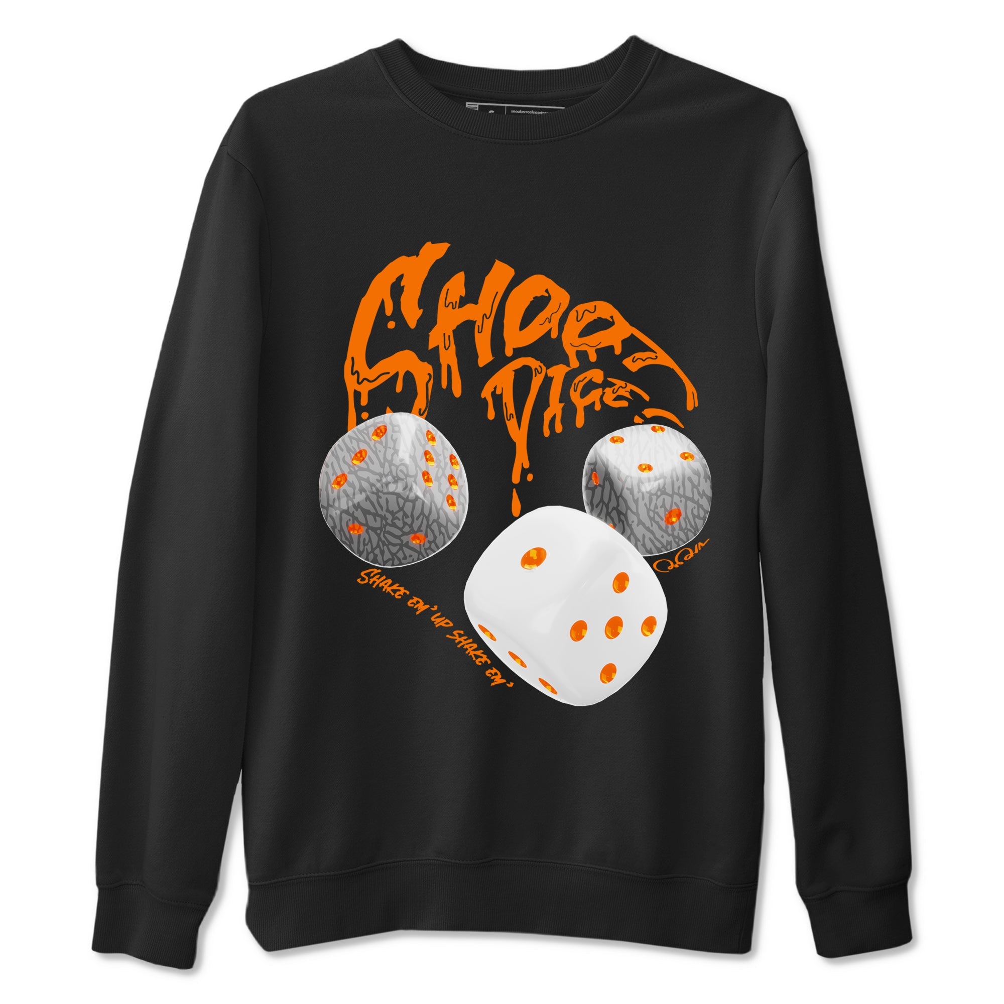 3s Georgia Peach shirt to match jordans Shoot Dice sneaker tees Air Jordan 3 Georgia Peach Drip Gear Zone unisex cotton Black 2 crew neck shirt