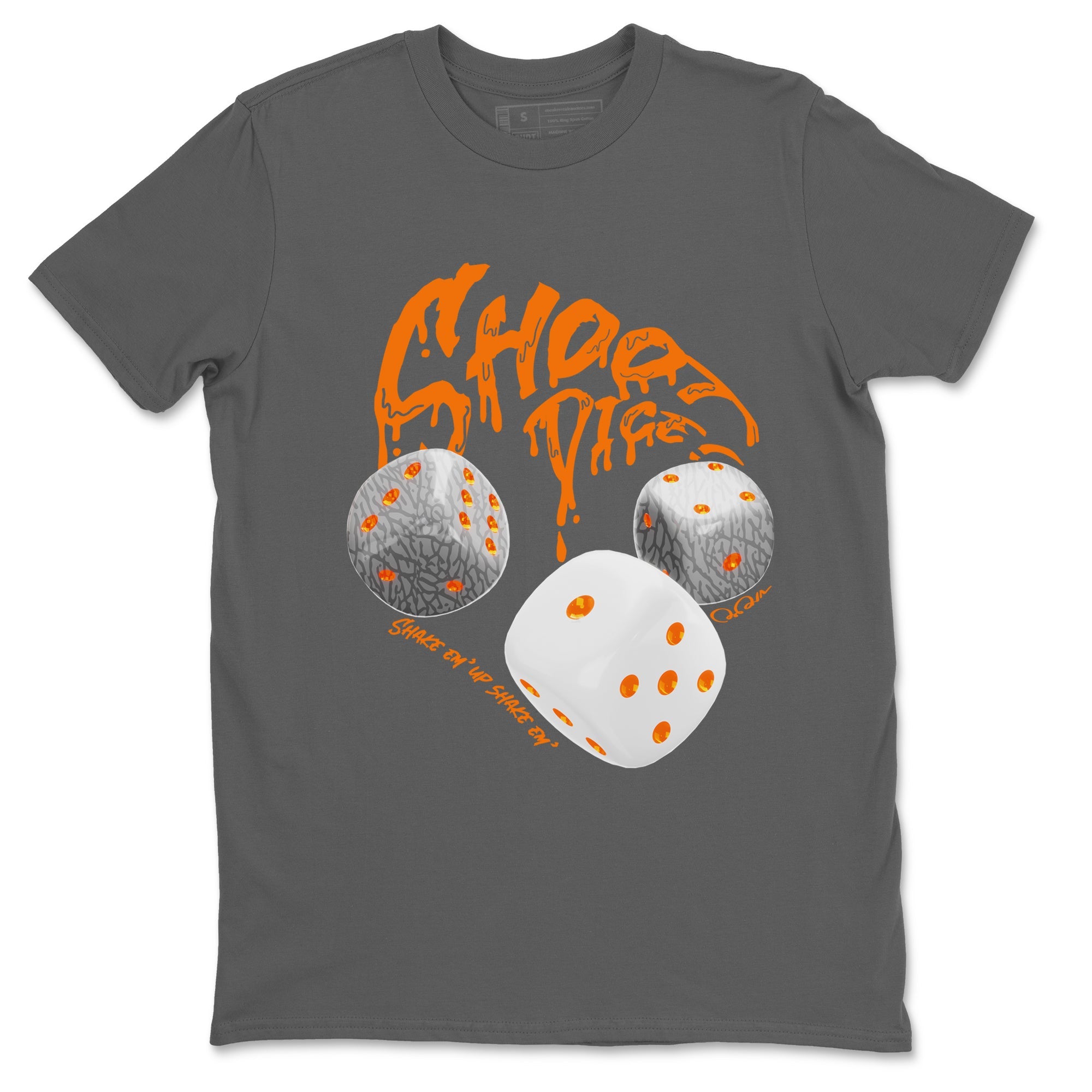 3s Georgia Peach shirt to match jordans Shoot Dice sneaker tees Air Jordan 3 Georgia Peach Drip Gear Zone unisex cotton Cool Grey 2 crew neck shirt