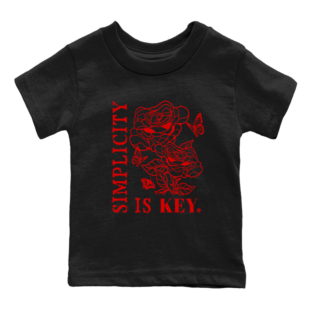 AE 1 Bred Shirts To Match Jordans Simplicity Is Key sneaker match tees AE 1 Bred Tee Drip Gear Zone Youth Baby Black 2 crew neck shirts