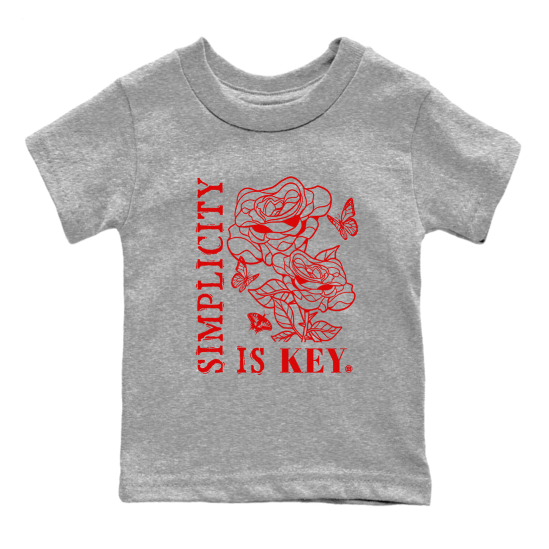 AE 1 Bred Shirts To Match Jordans Simplicity Is Key sneaker match tees AE 1 Bred Tee Drip Gear Zone Youth Baby Heather Grey 2 crew neck shirts