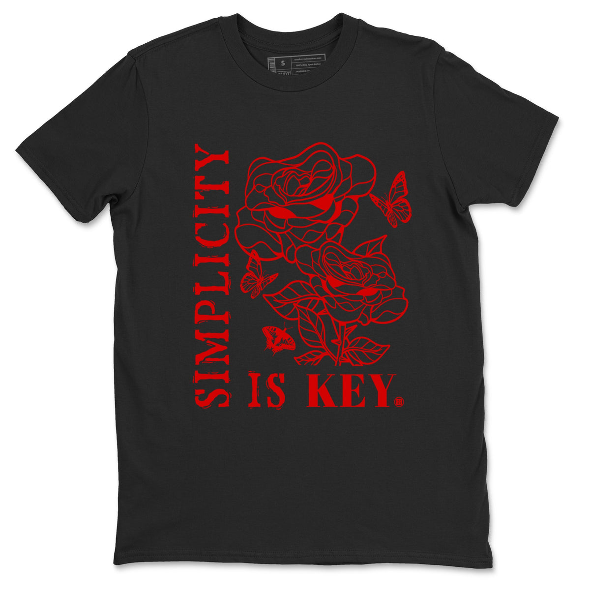 AE 1 Bred Shirts To Match Jordans Simplicity Is Key sneaker match tees AE 1 Bred Tee Drip Gear Zone unisex cotton Black 2 crew neck shirts