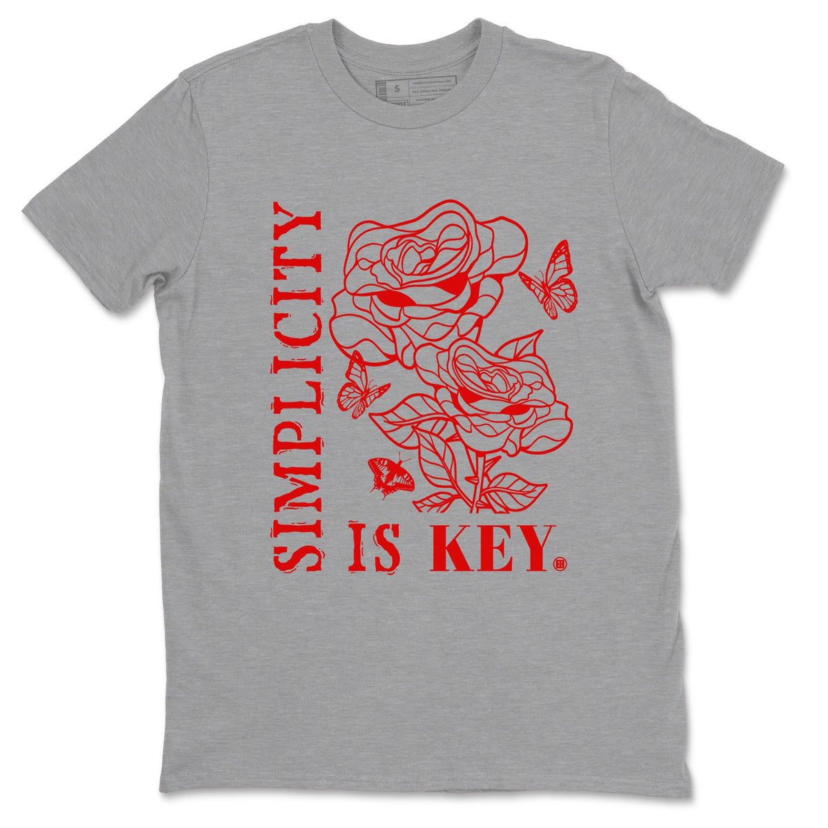 AE 1 Bred Shirts To Match Jordans Simplicity Is Key sneaker match tees AE 1 Bred Tee Drip Gear Zone unisex cotton Heather Grey 2 crew neck shirts