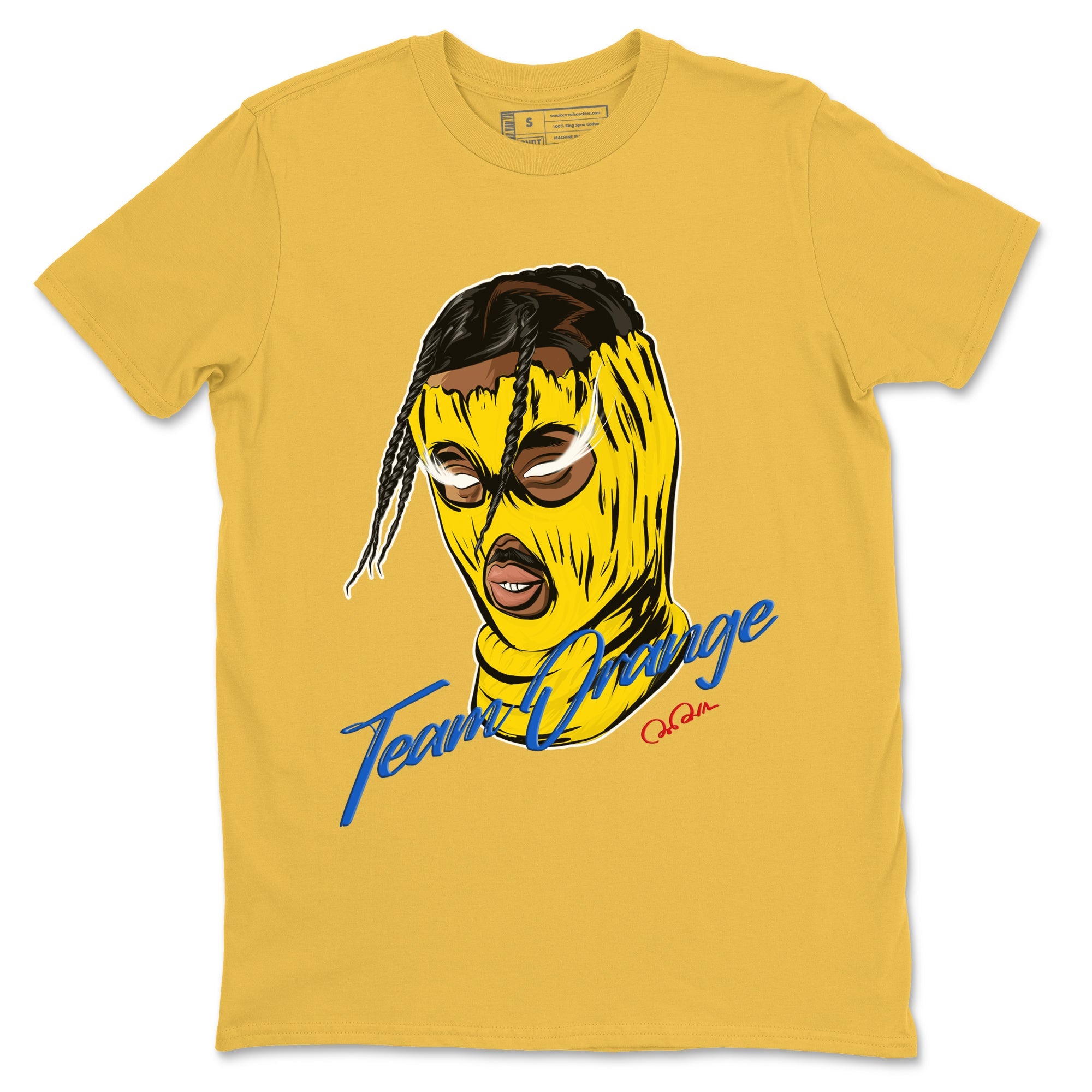1s Travis Scott Canary shirt to match jordans Ski Mask Gang sneaker tees Air Jordan 1 Travis Scott Canary Drip Gear Zone unisex cotton Daisy 2 crew neck shirt
