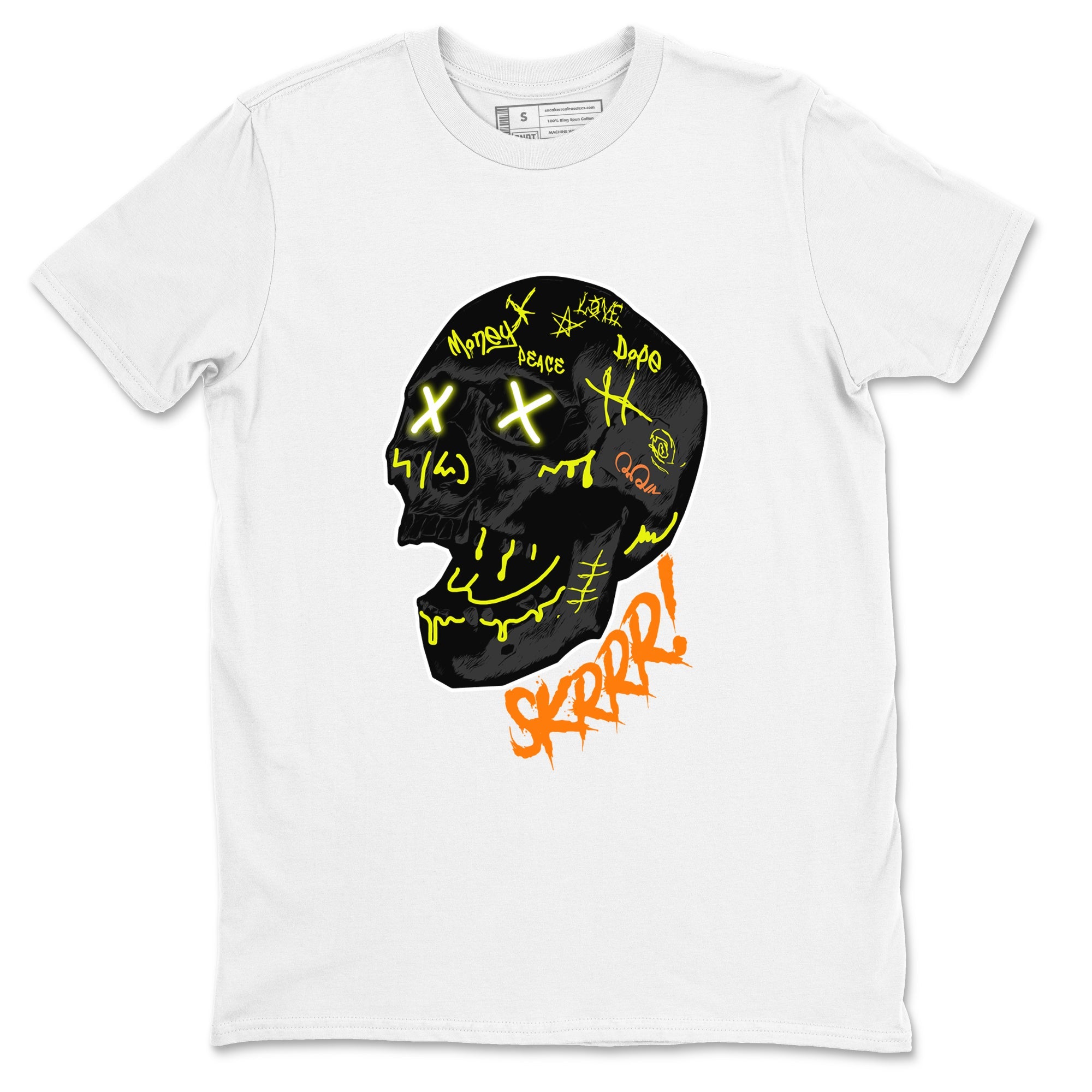 Dunk Halloween shirt to match jordans Skrrr sneaker tees Halloween night dress Dunk Halloween Drip Gear Zone Unisex White 2 T-Shirt
