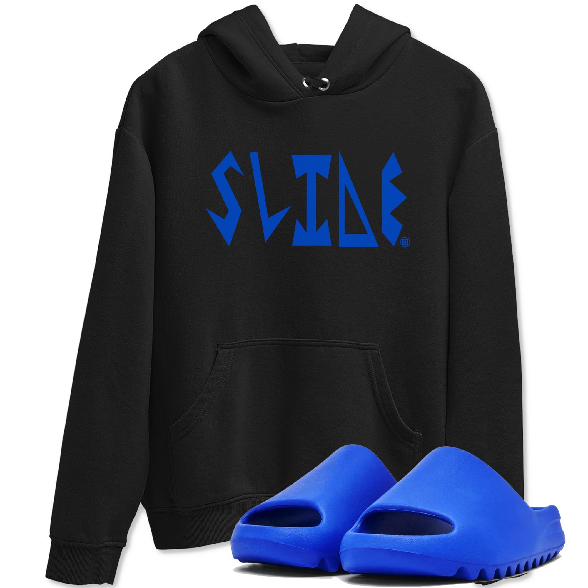 Yeezy Slide Azure shirts to match jordans Slide Letters sneaker match tees Yeezy Slide Azure Drip Gear Zone streetwear brand Black 1 unisex cotton tee