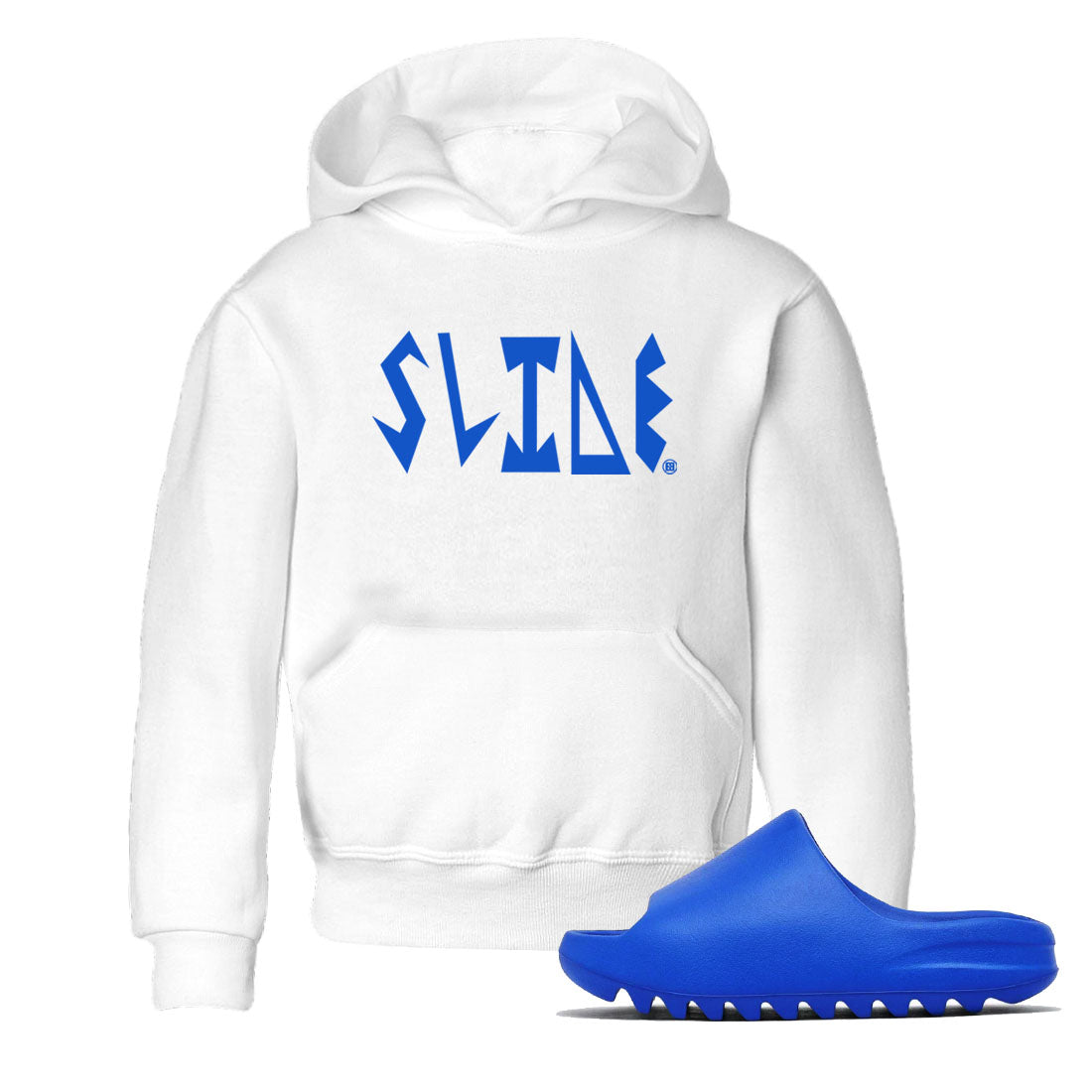 Yeezy Slide Azure shirts to match jordans Slide Letters sneaker match tees Yeezy Slide Azure Drip Gear Zone streetwear brand Baby and Youth White 1 cotton tee