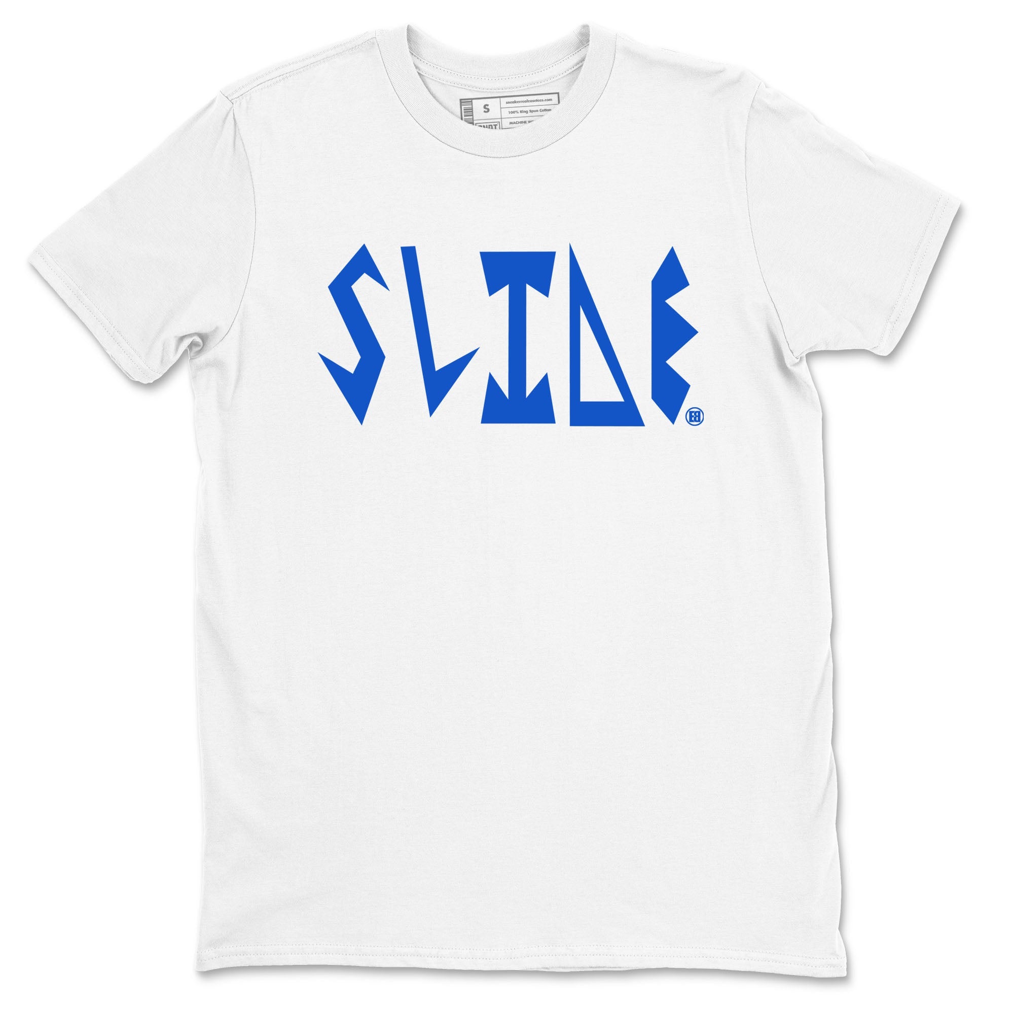 Yeezy Slide Azure shirts to match jordans Slide Letters sneaker match tees Yeezy Slide Azure Drip Gear Zone streetwear brand White 2 unisex cotton tee