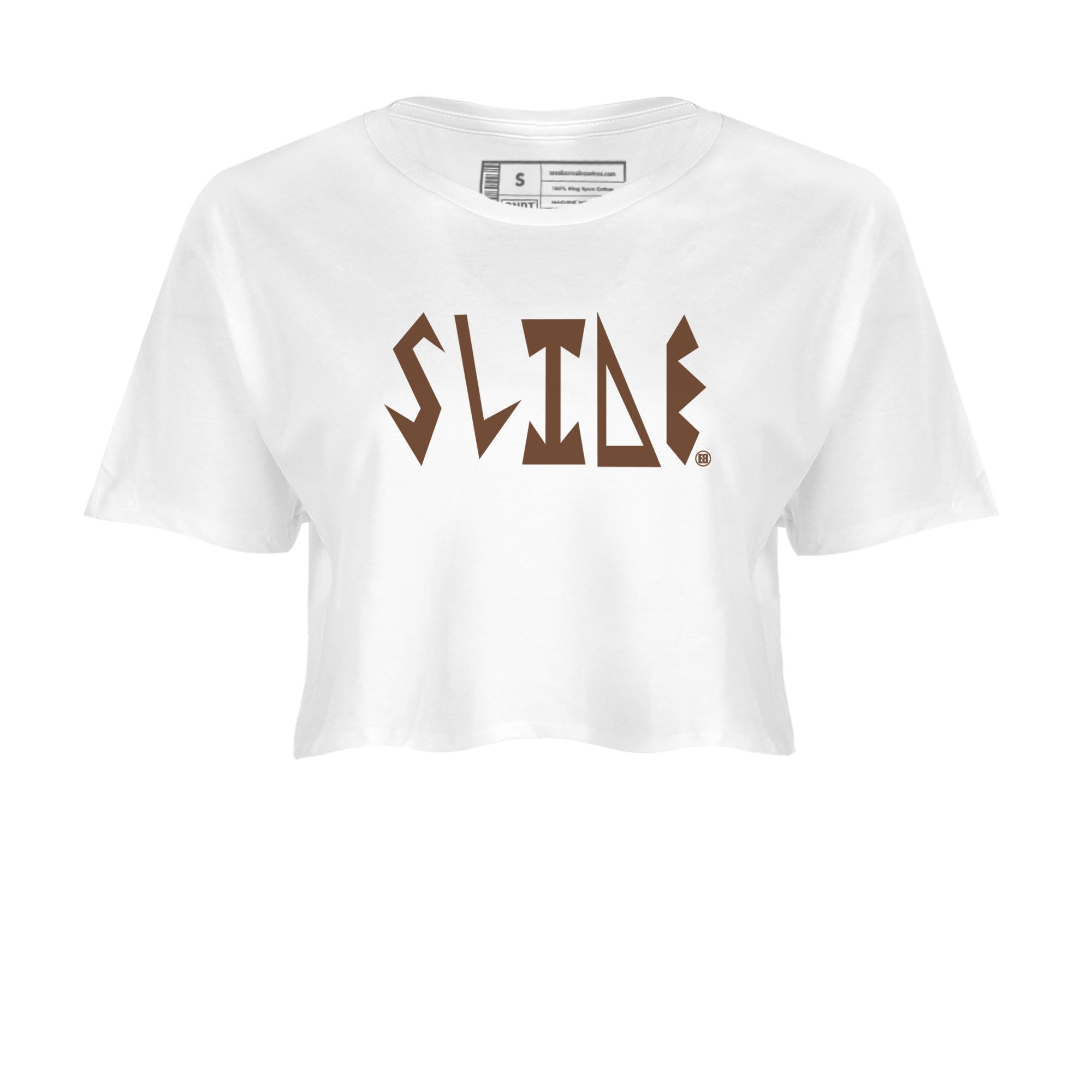 Yeezy Slide Flax shirts to match jordans Slide Letters sneaker match tees Yeezy Slide Flax Drip Gear Zone streetwear brand White 2 crop tee